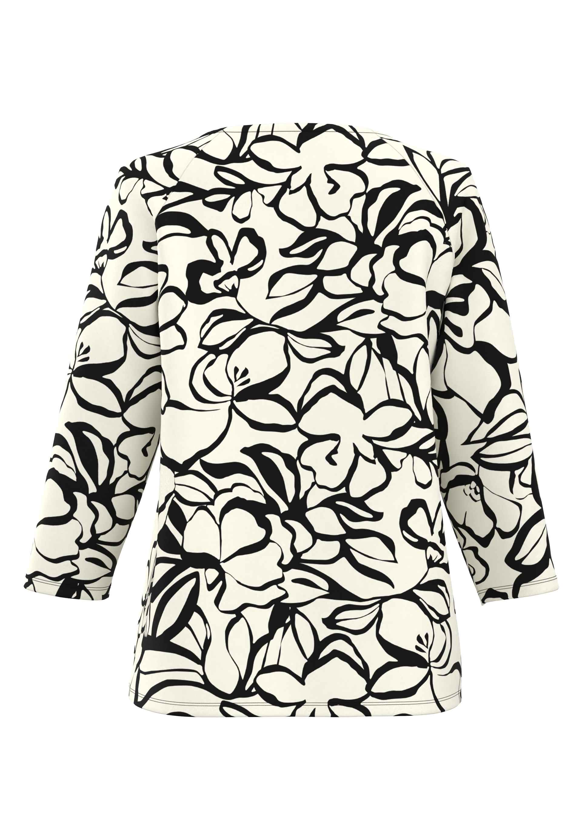 Shirt mit Strickbündchen Shirt mit Strickbündchen - Produktbild 2