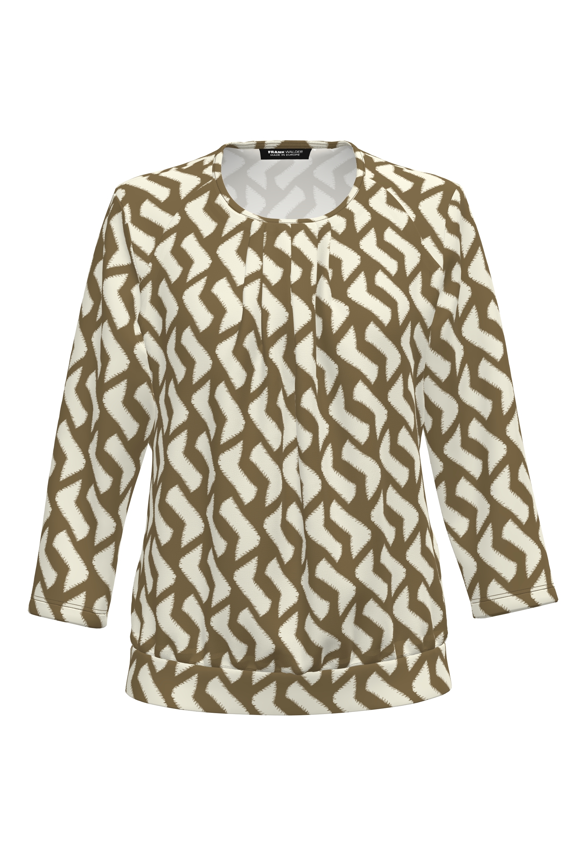 Blusenshirt mit aparter Faltenpartie - Bild 1 Bluse, Kleidung, Langarm, Ärmel, Pullover, Bluse, Kleidung, Langarm, Ärmel, Pullover, Bluse, Kleidung, Langarm, Ärmel, Pullover
