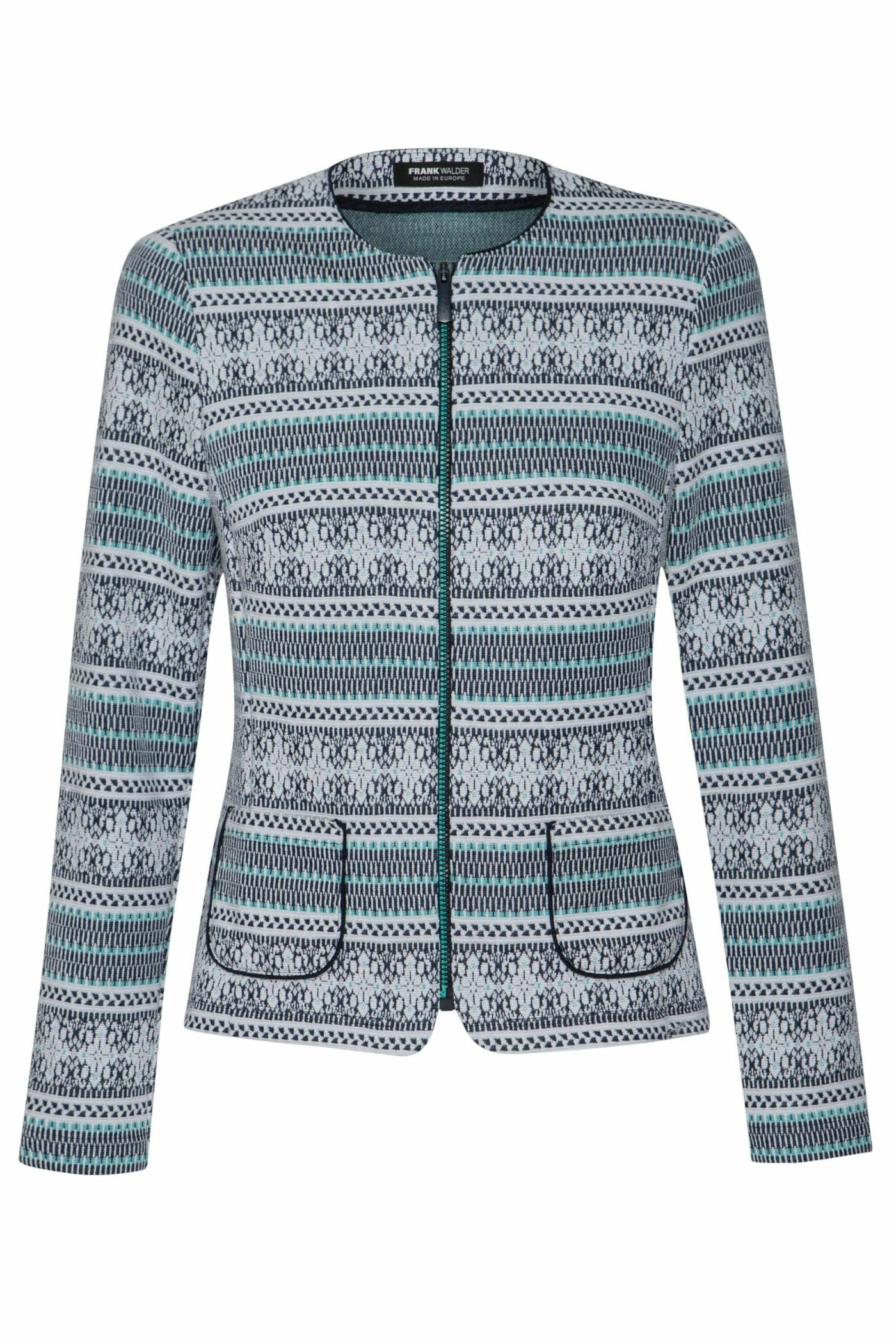 Jerseyjacke im modern interpretierten Style - Produktbild 1