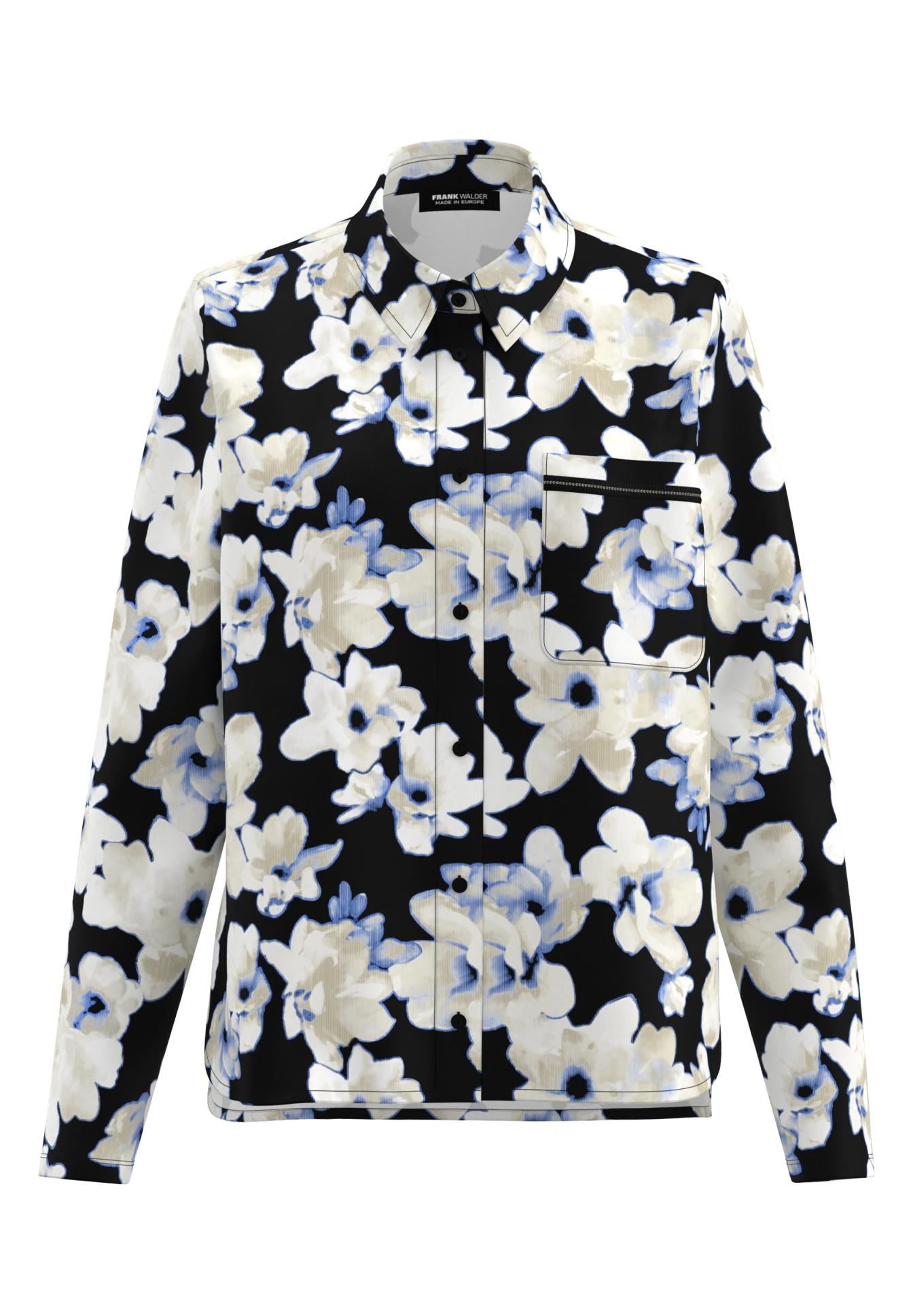 Bluse mit floralem Print - Produktbild 1