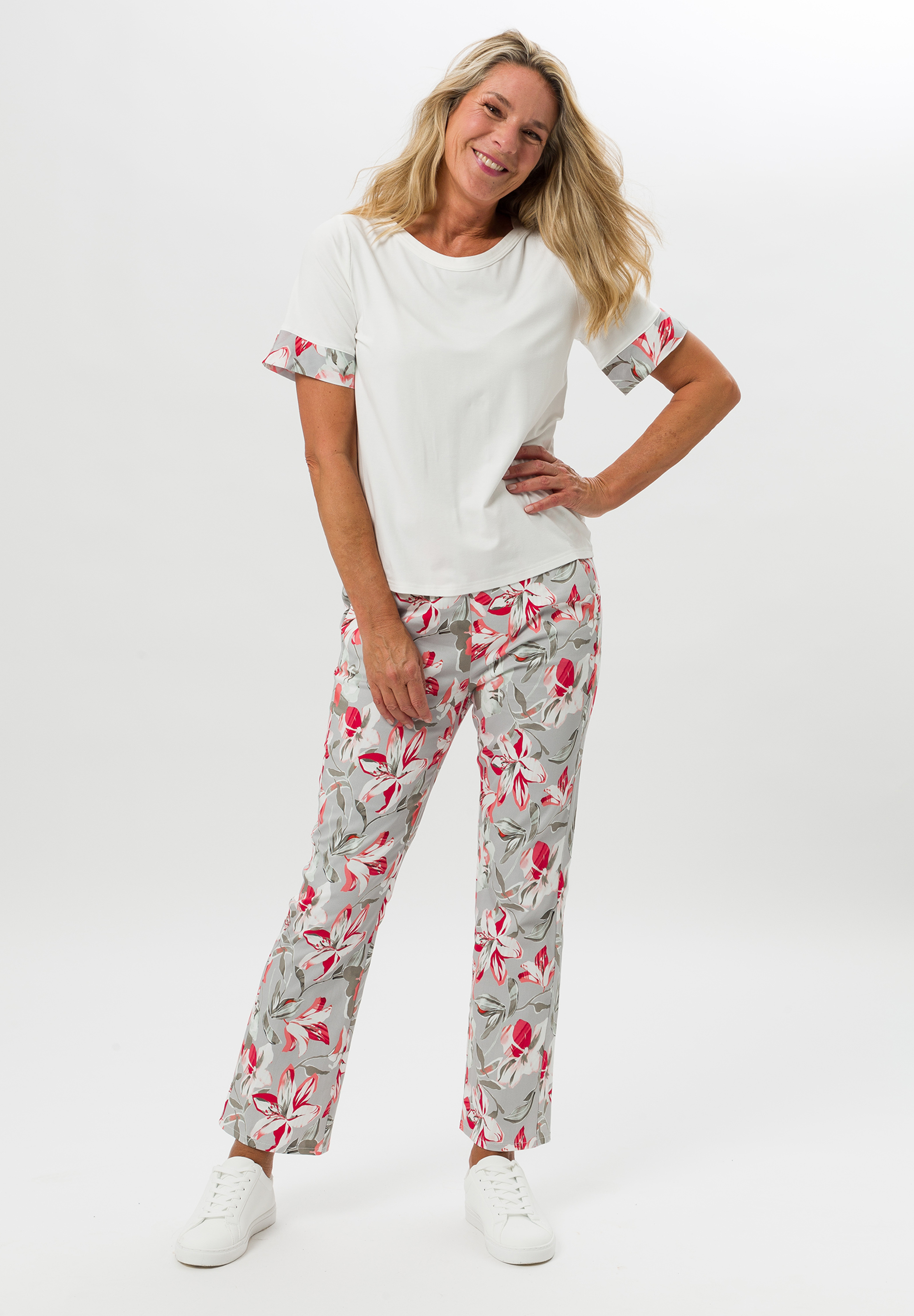 Feminines Shirt im Materialmix Feminines Shirt im Materialmix - Produktbild 2