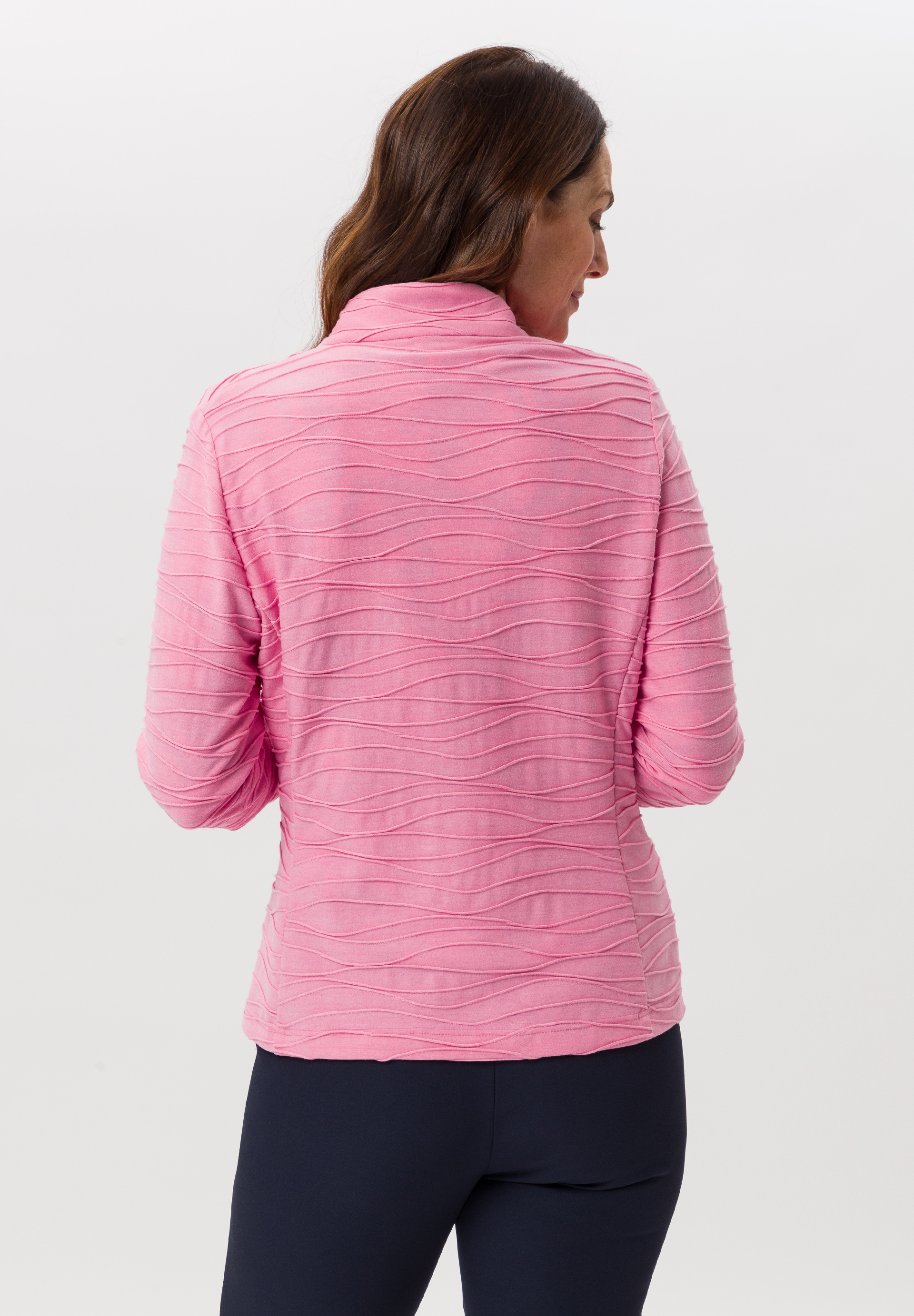 Blazer aus Wellenjeresy - Bild 2