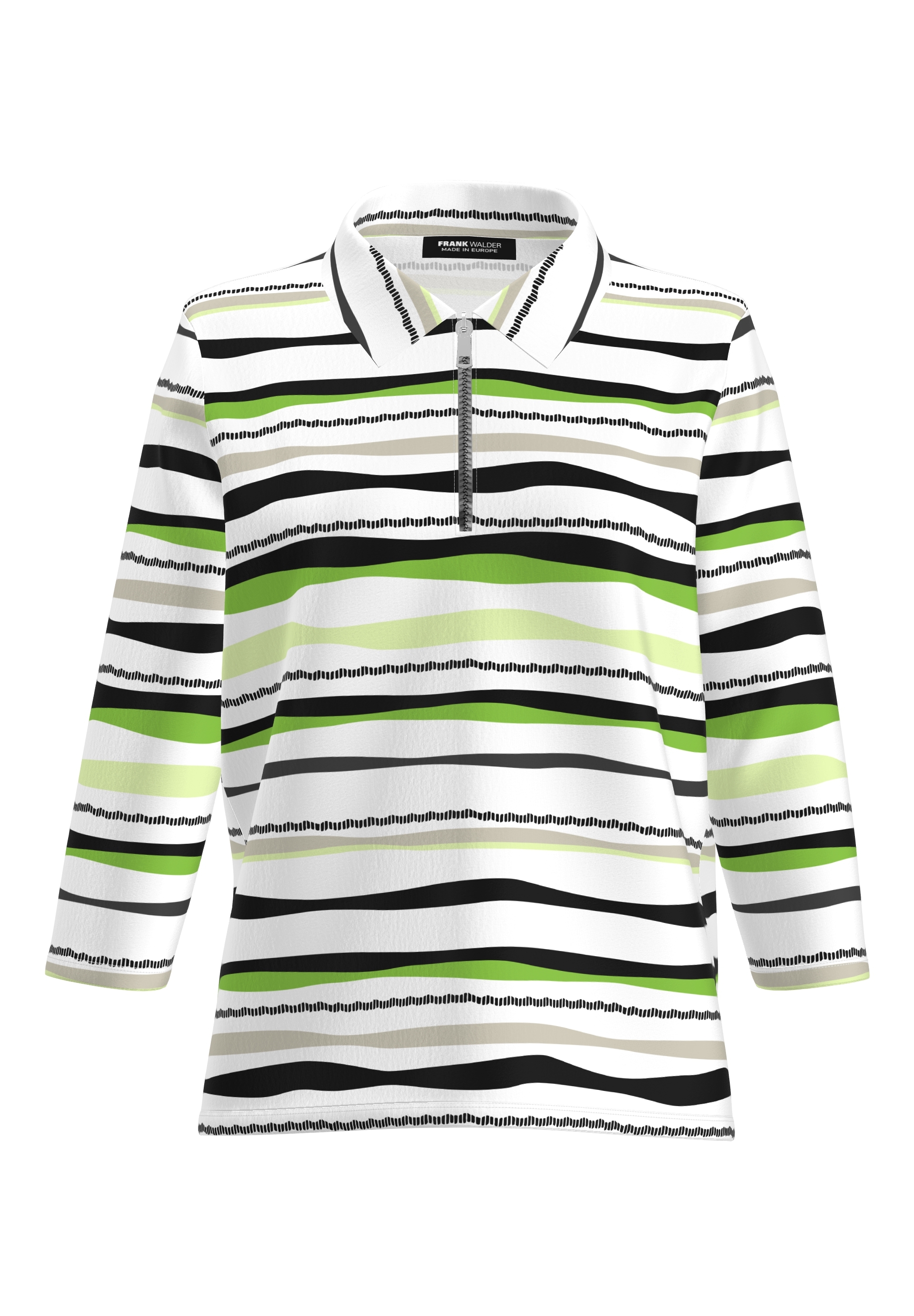 Polo-Shirt mit welligen Streifen - Produktbild 1