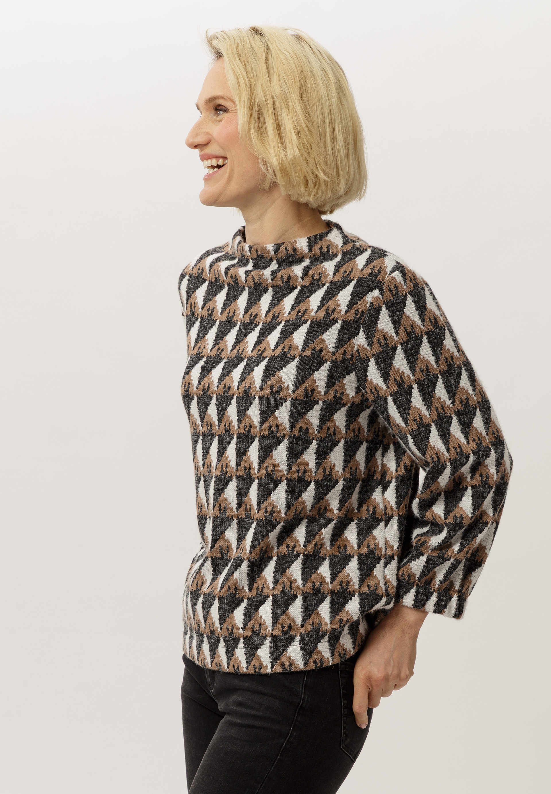 Strickpullover in Jaquard-Dessin - Produktbild 1