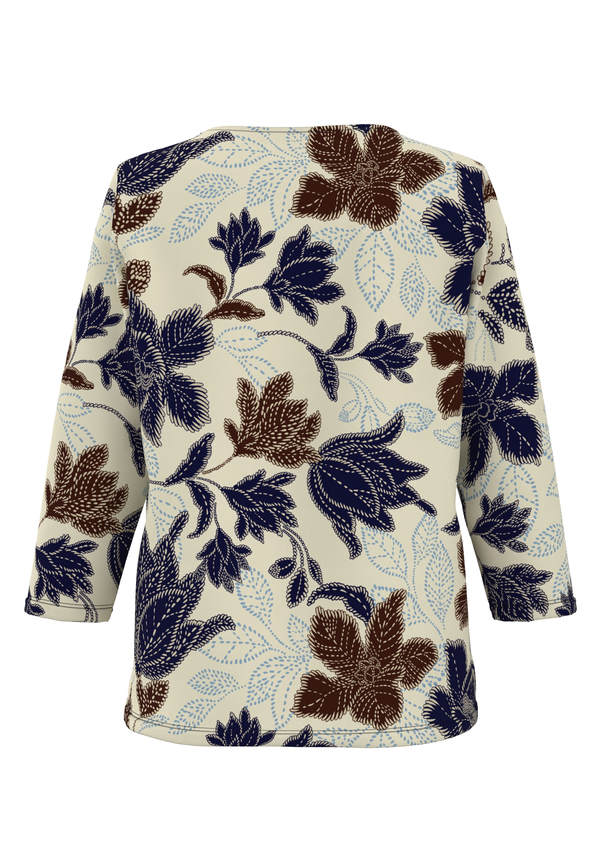 Shirt mit gerundetem V-Ausschnitt - Bild 2 Shirt mit gerundetem V-Ausschnitt - Bild 2