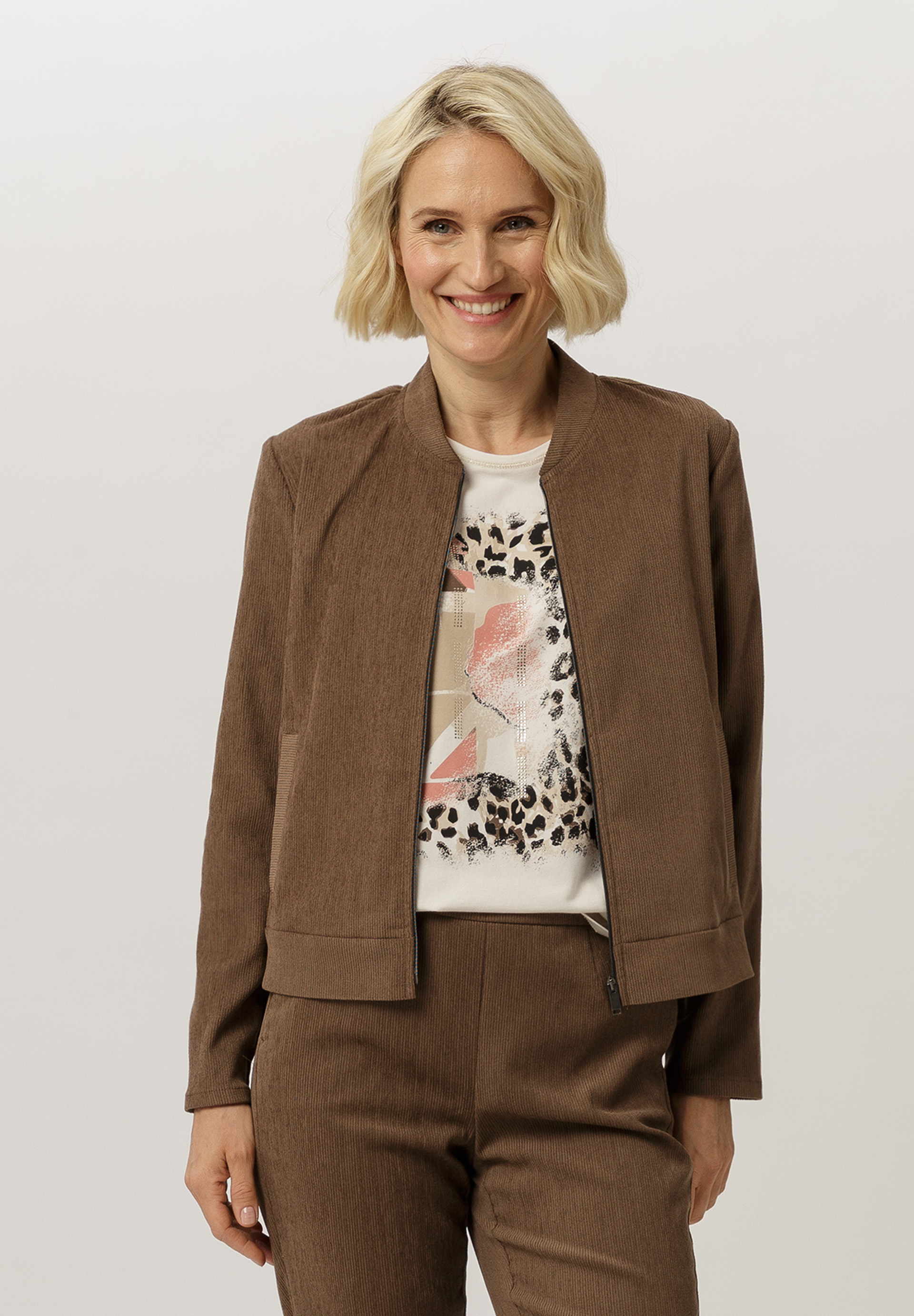 Blousonjacke in feinem Stretch-Cord - Produktbild 1