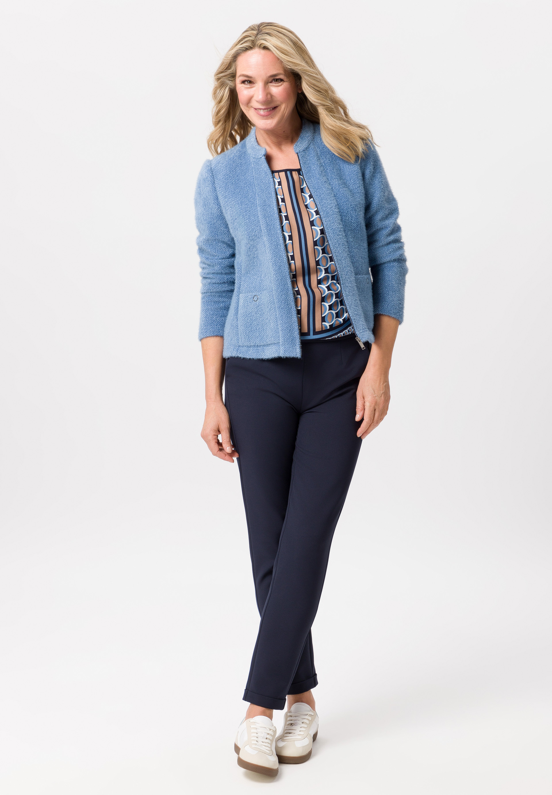 Cardigan with soft mesh Cardigan with soft mesh - Product Image 2