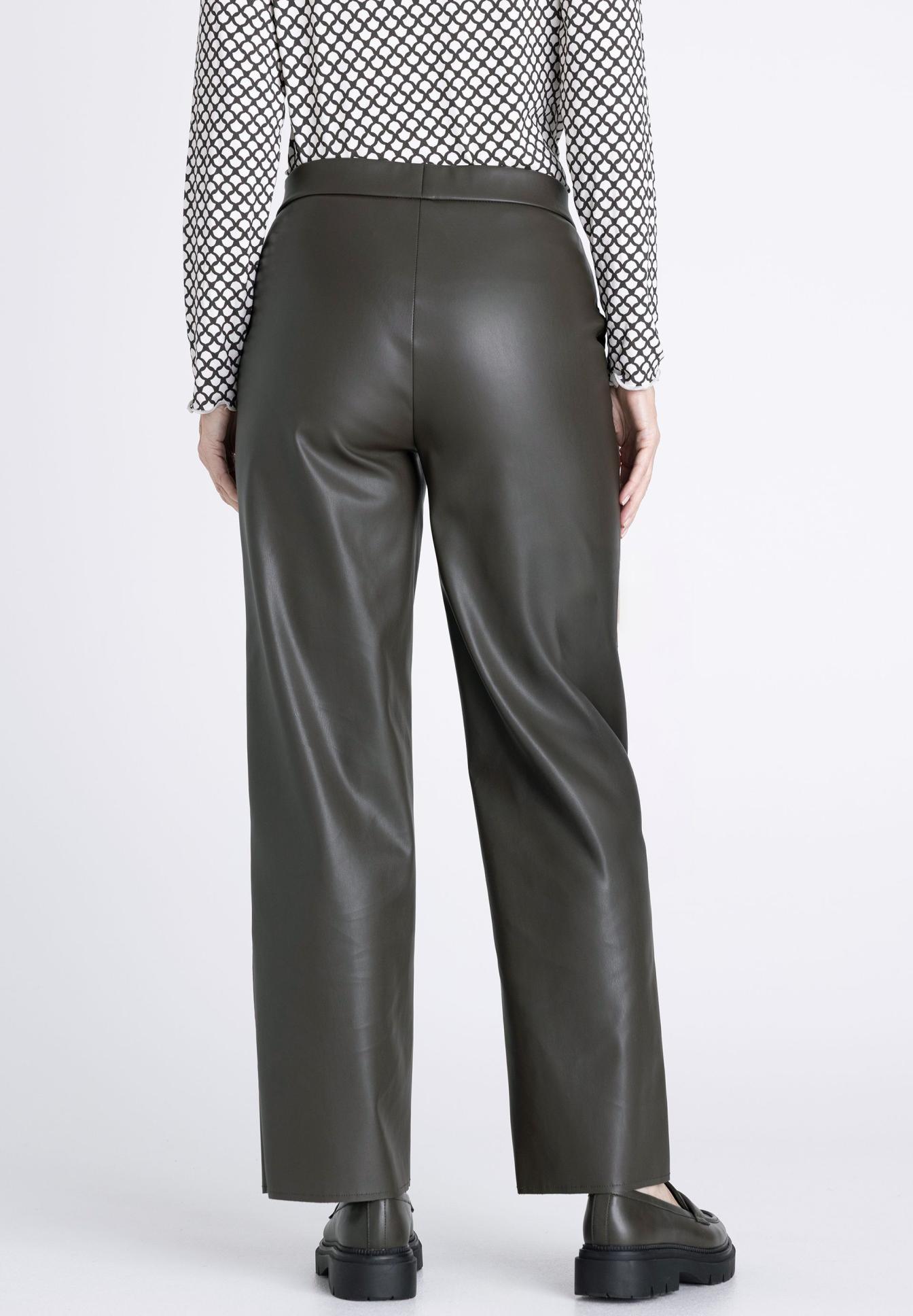 Hose, Lederoptik, Grün, hohe Taille?, Straight leg, Hose, Lederlook, Weite, Hoch tailliert, Schwarzgrau, Hose, Lederoptik, Palazie, weite Passform, schwarzgrau, lederhose, hose, schwarz, glatte oberfläche, weiche lederoptik