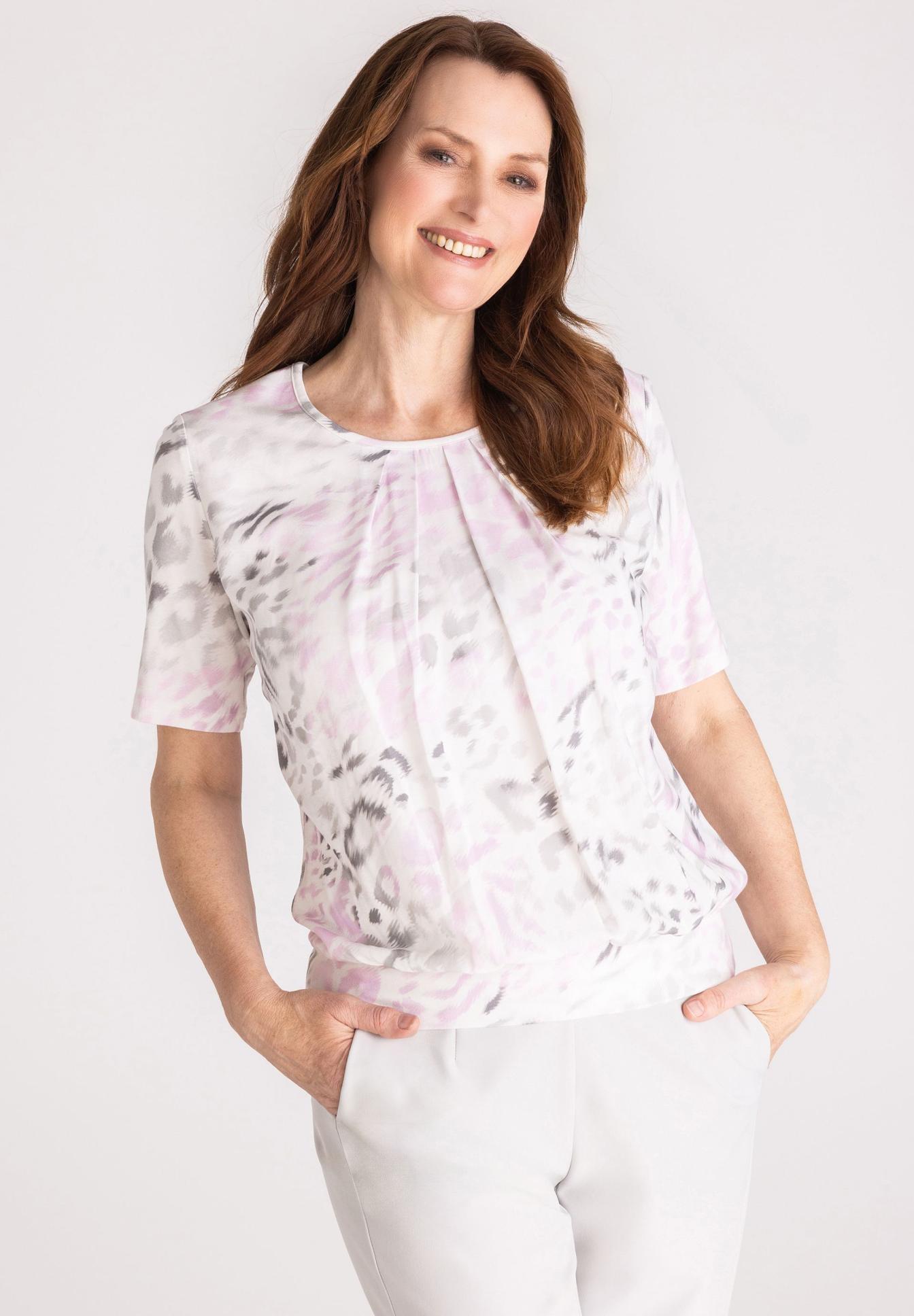 Blusenshirt mit sanften Falten - Produktbild 1