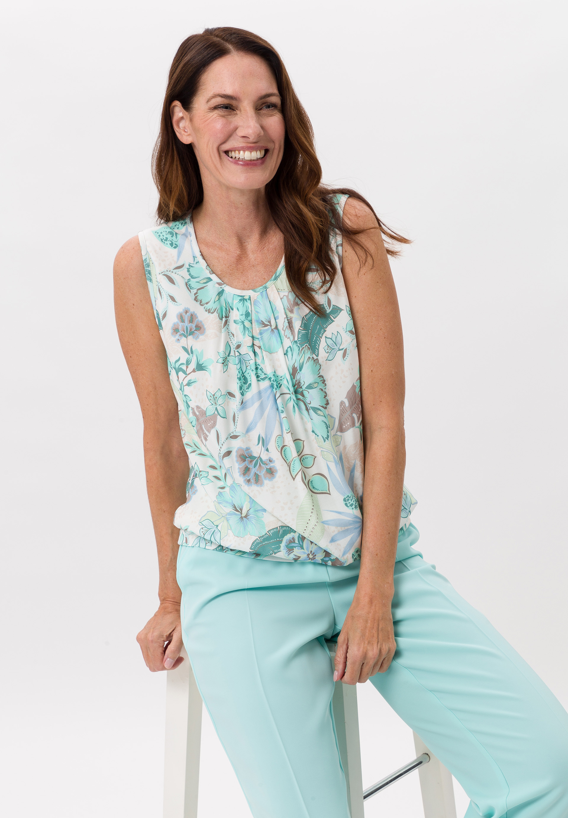 Shirttop mit modernem Print - Bild 4