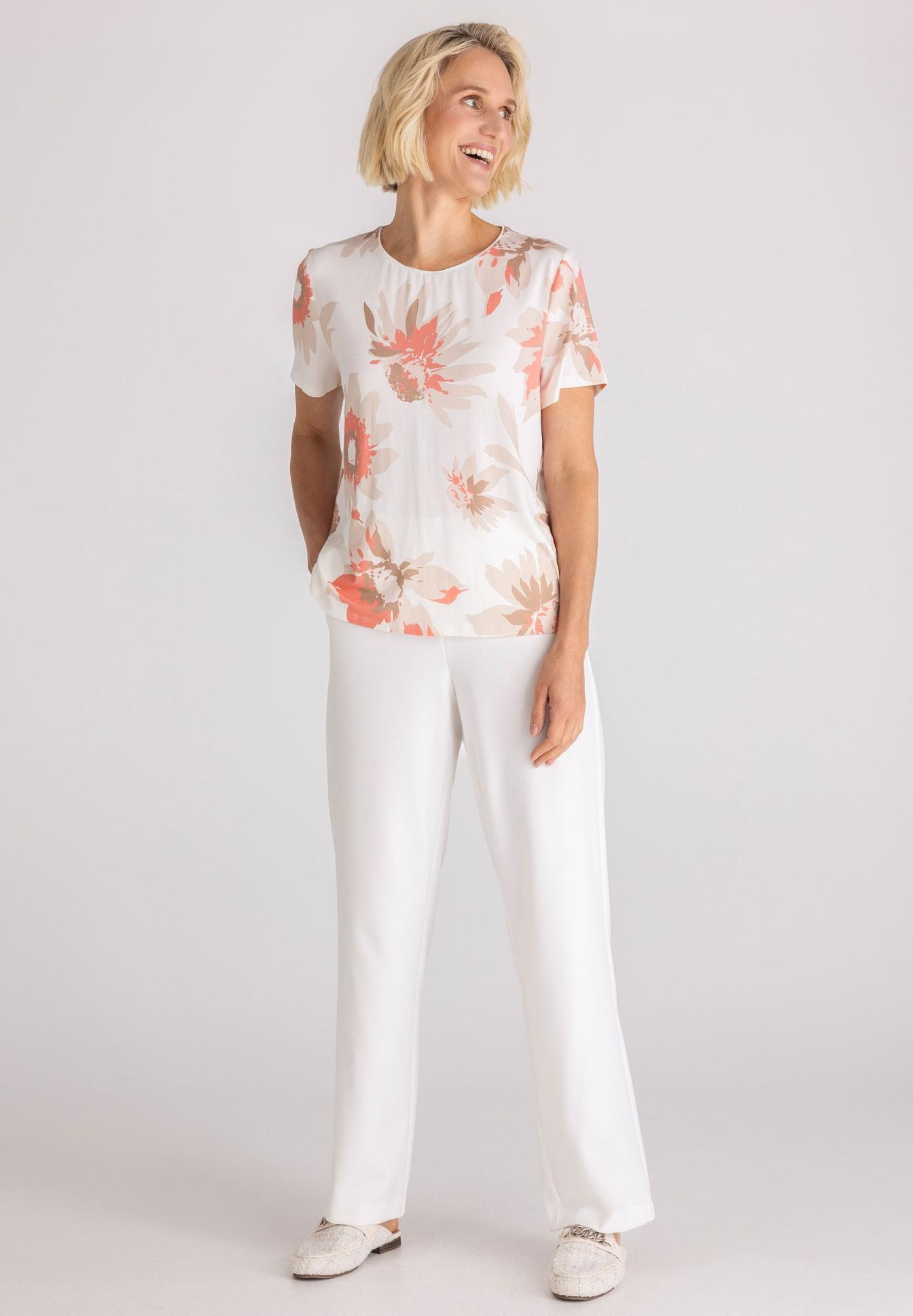 T-Shirt mit Blütenprint - Produktbild 2