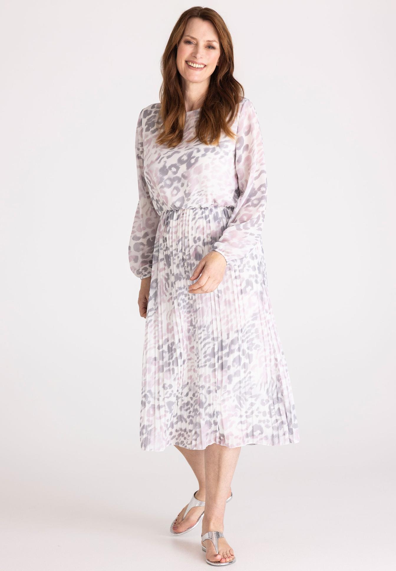 Kleid mit Plisseefalten - Produktbild 2