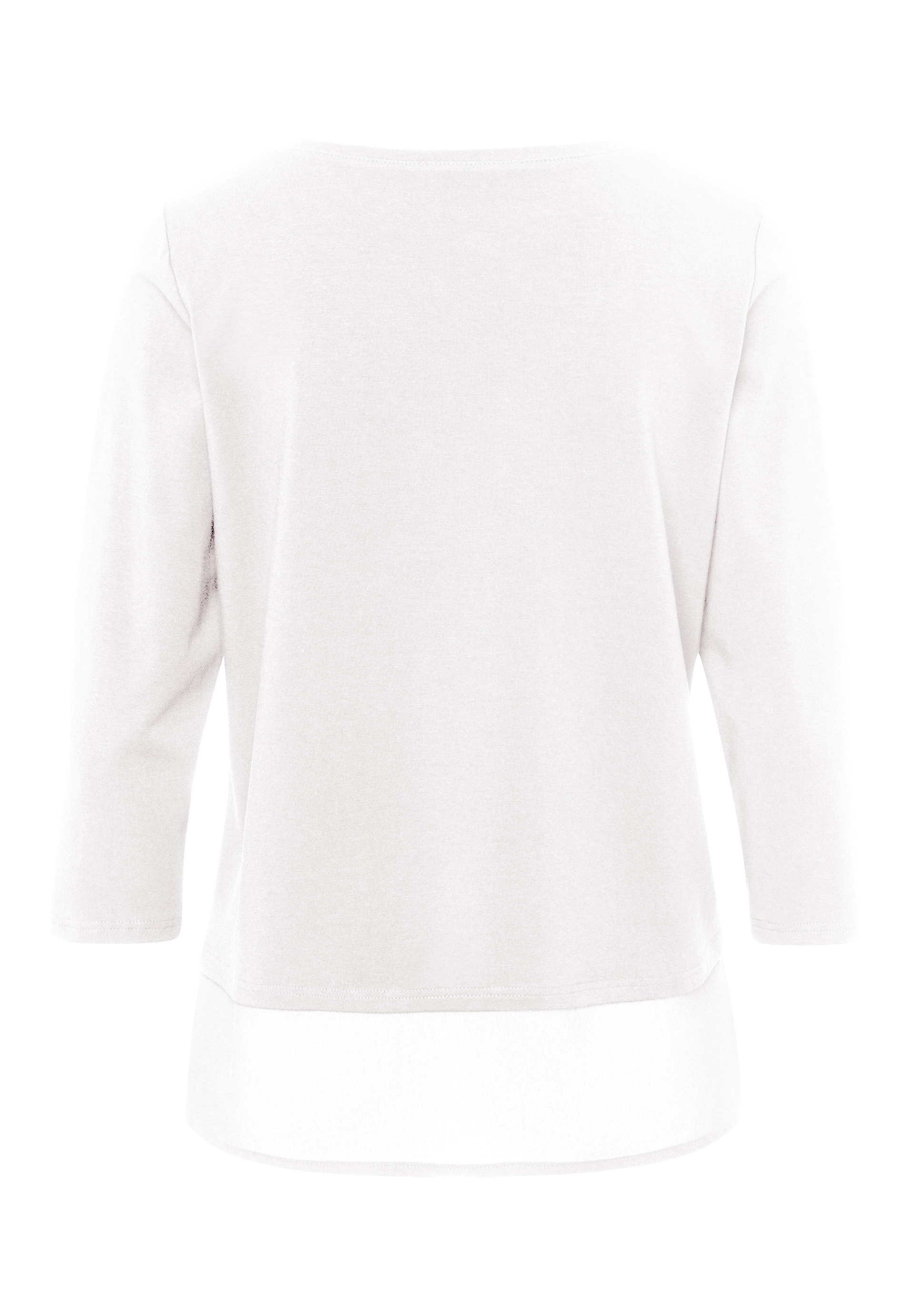 Shirt mit Chiffon-Saum - Bild 2