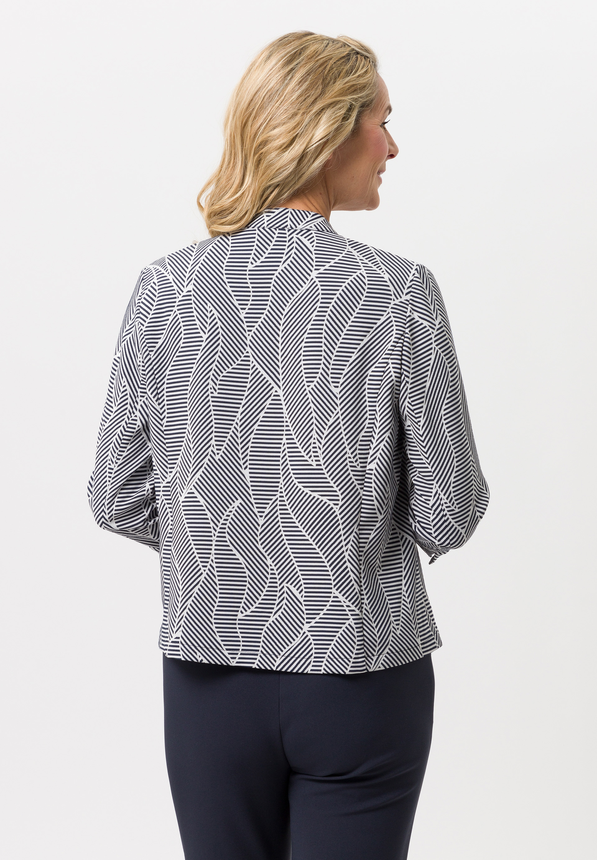 Leichtjacke mit Jacquard Muster - Bild 2 Leichtjacke mit Jacquard Muster - Bild 2