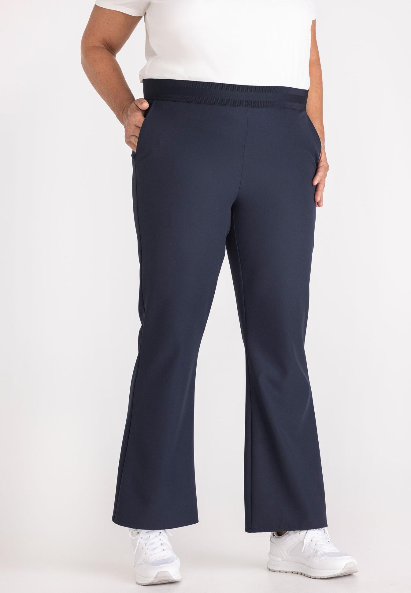 Flared trousers With elasticated waistband - Product Image 1
