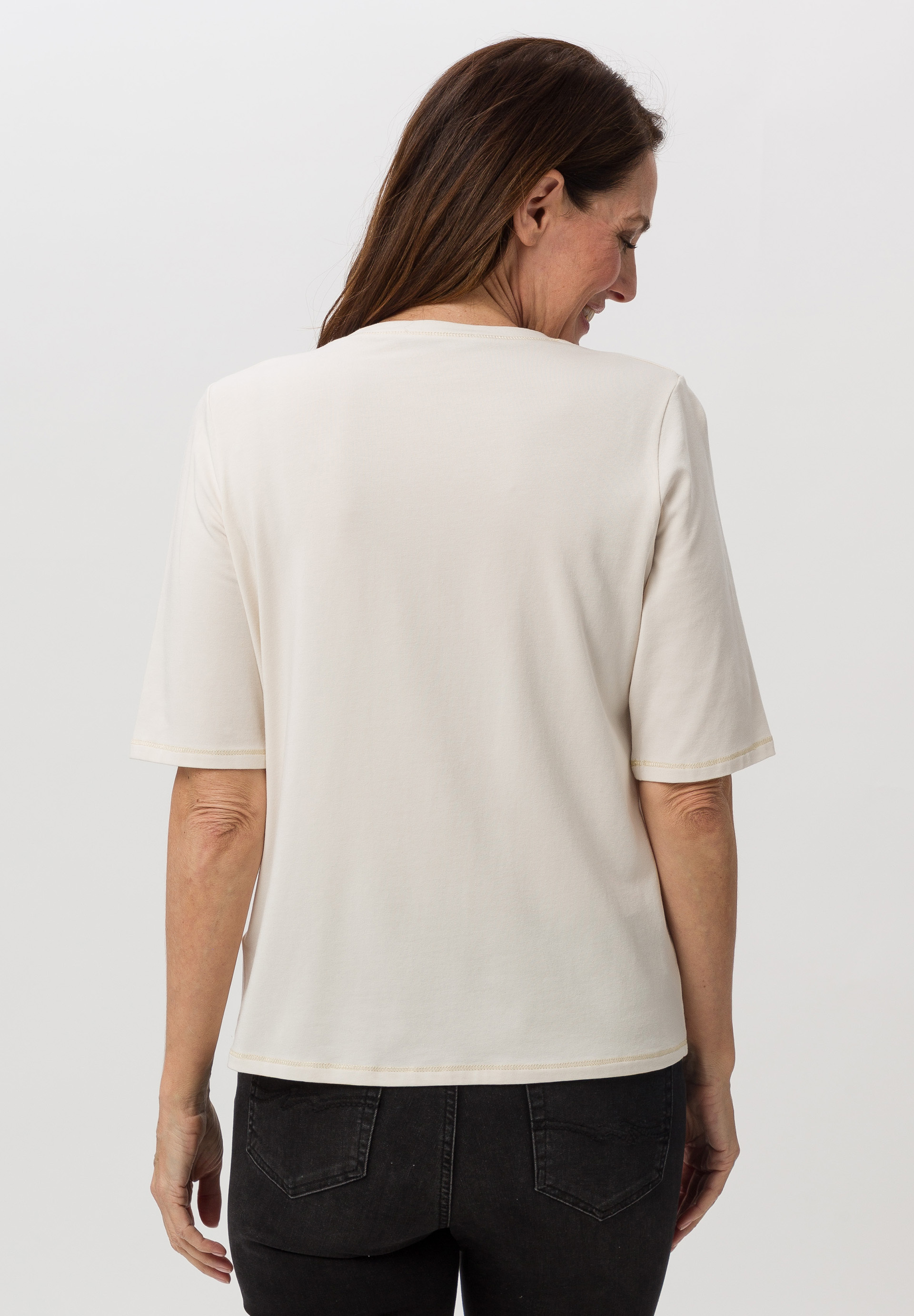 Shirt mit Placement-Print - Bild 2 Bluse, T-shirt, Erwachsener, Person, Frau, Bluse, T-shirt, Erwachsener, Person, Frau, Bluse, T-shirt, Erwachsener, Person, Frau, Bluse, T-shirt, Erwachsener, Person, Frau, Bluse, T-shirt, Erwachsener, Person, Frau