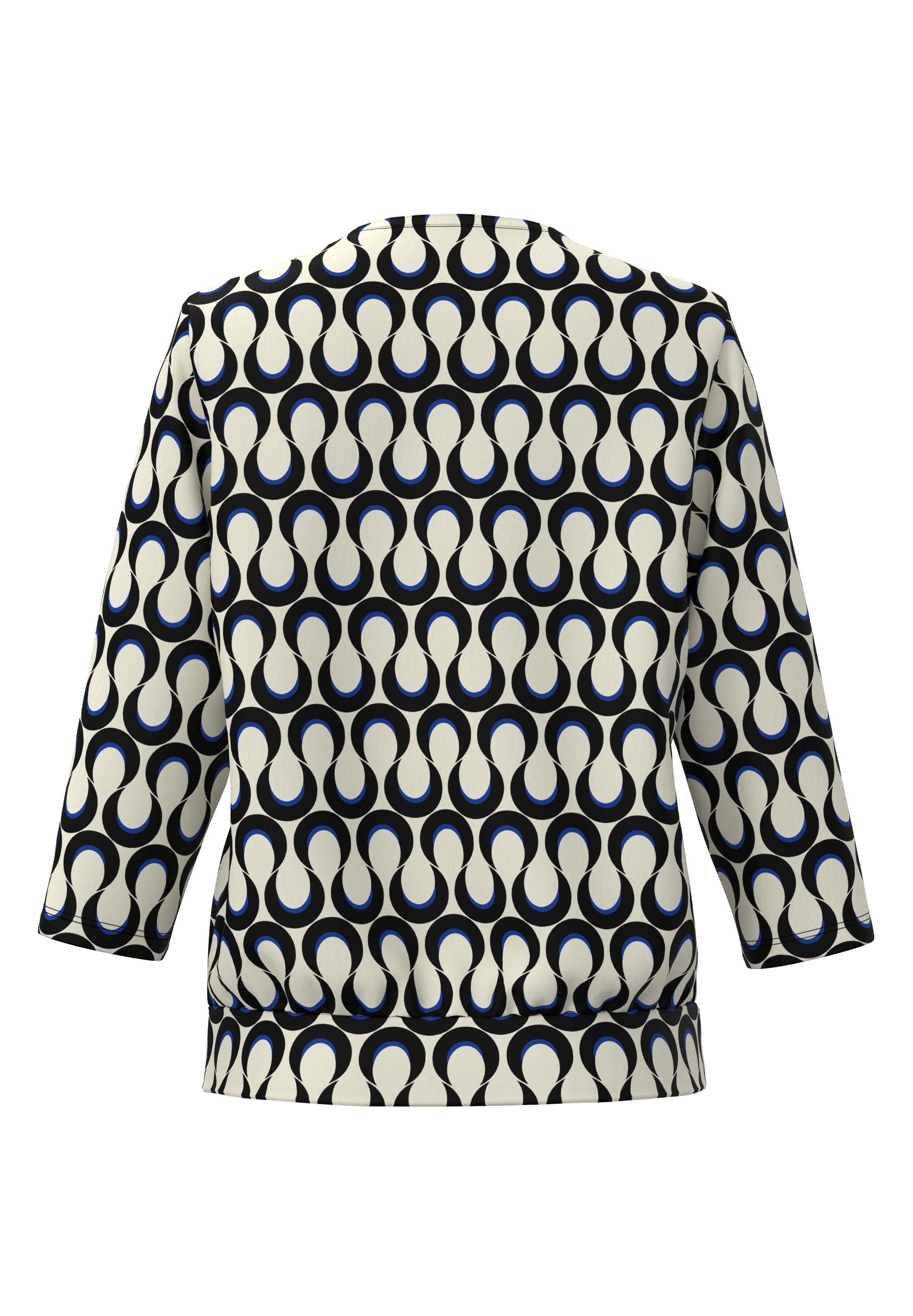 Blusenshirt mit Faltendetail im Vorderteil Blusenshirt mit Faltendetail im Vorderteil - Produktbild 2