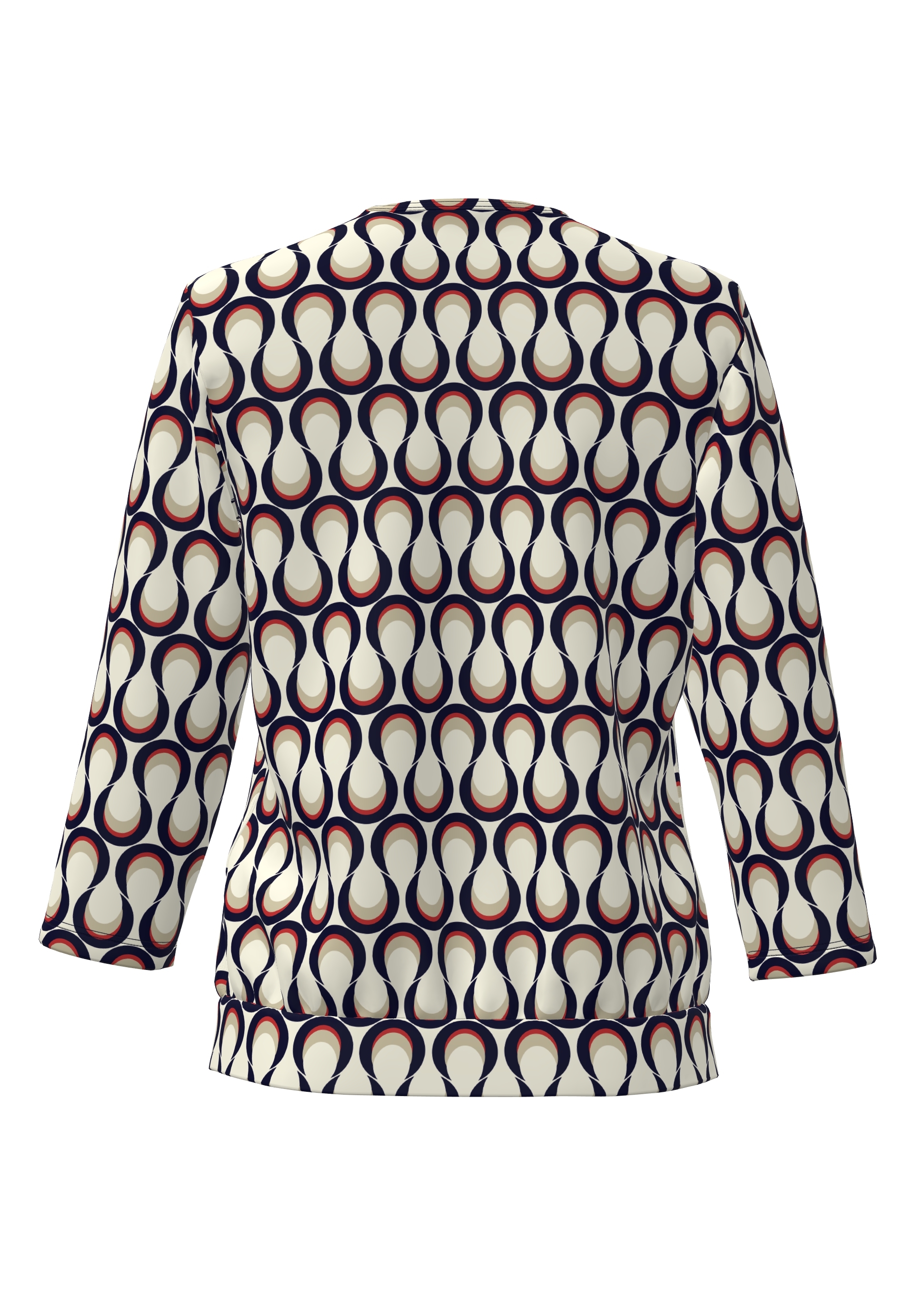 Blusenshirt mit aparter Faltenpartie Blusenshirt mit aparter Faltenpartie - Produktbild 2