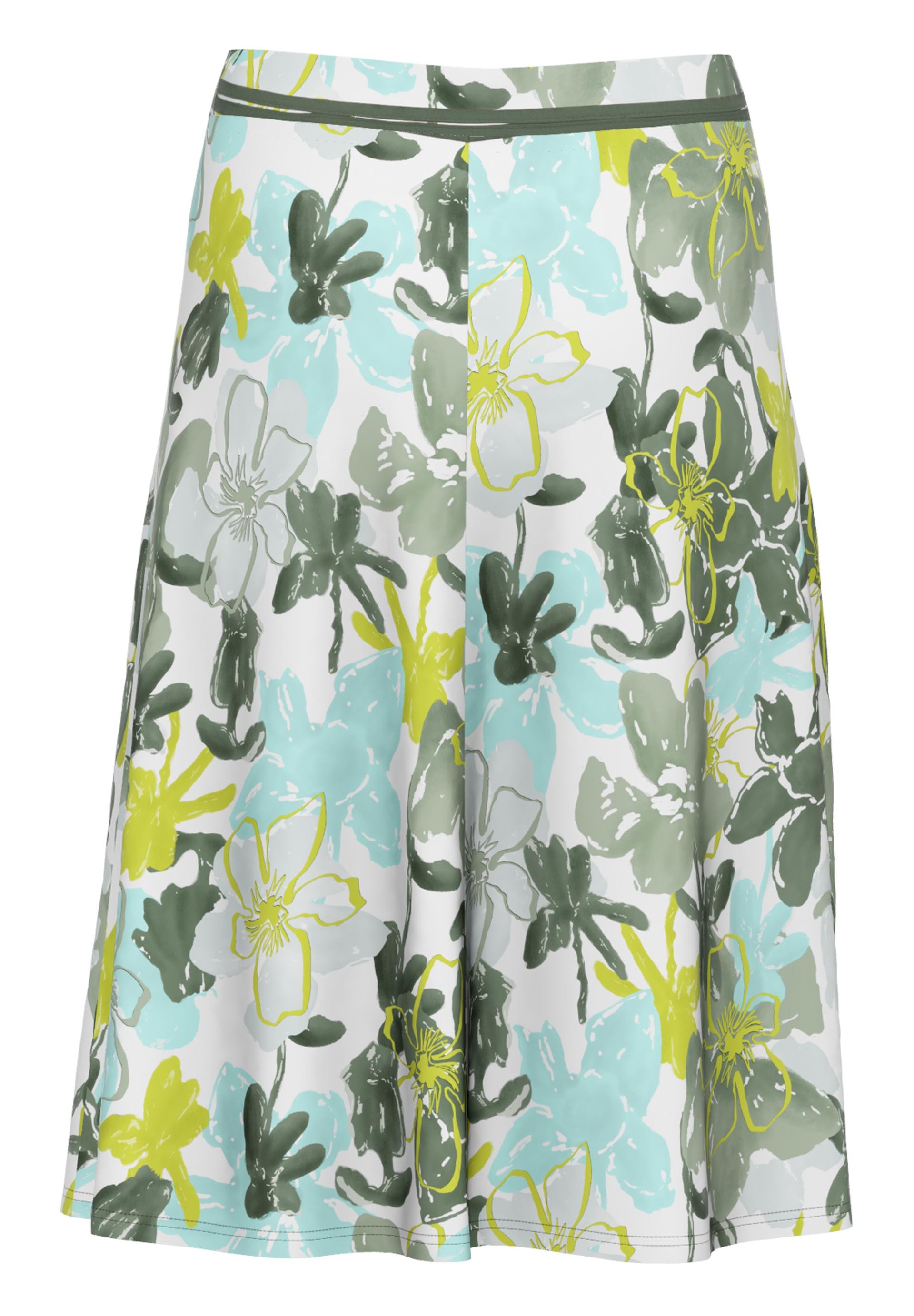 Jerseyrock mit Blumenprint - Bild 2