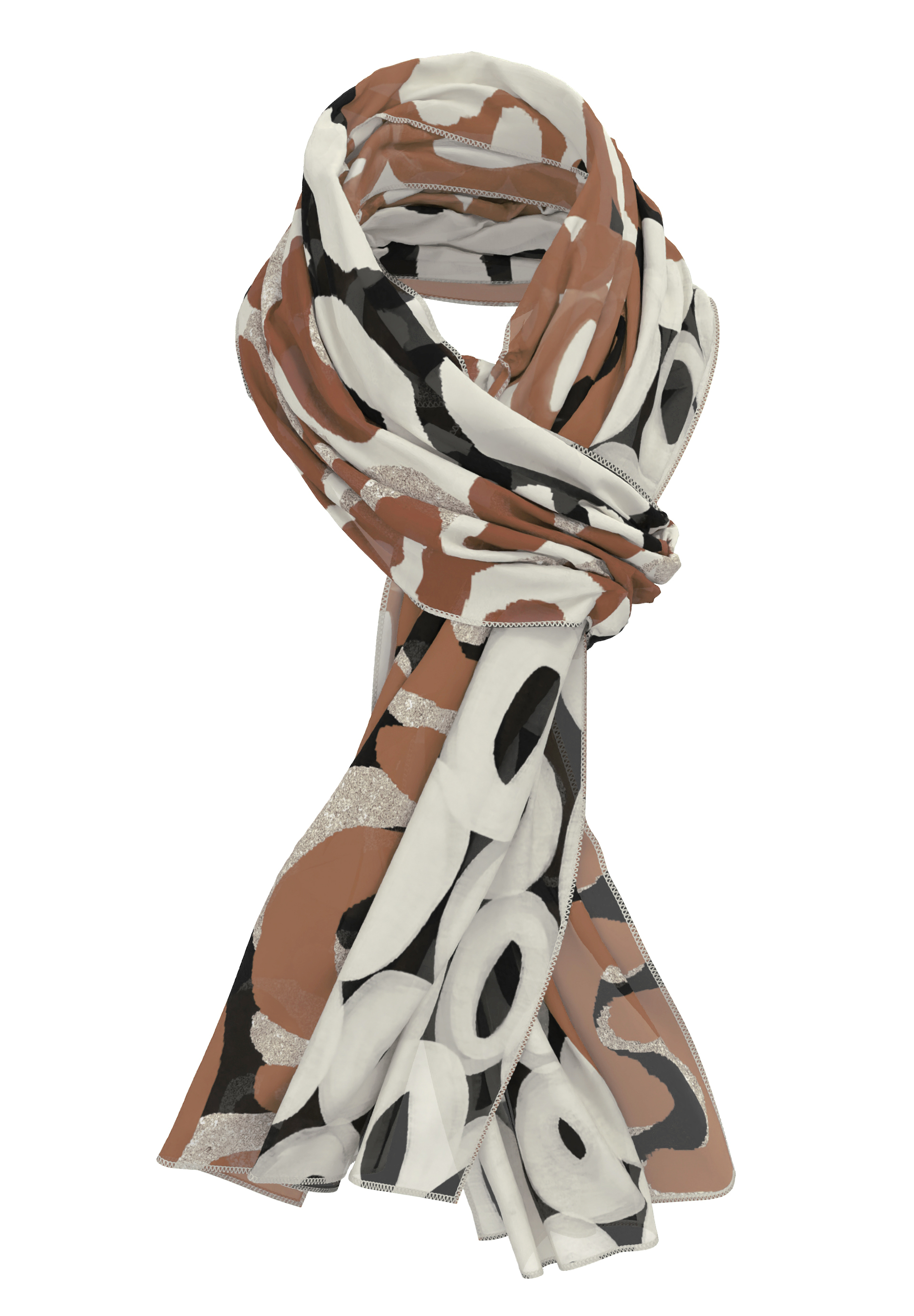 Tuch im aparten Graphikprint - Produktbild 2