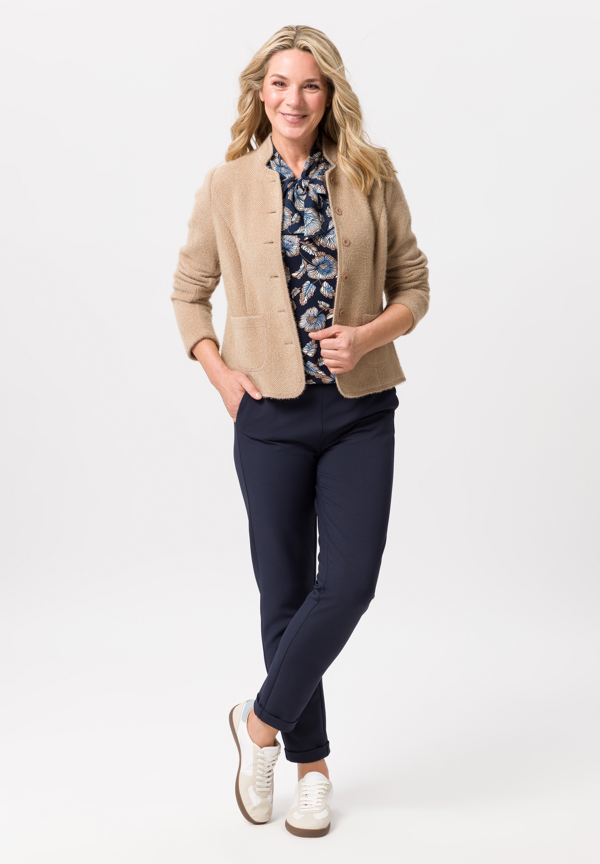 Strickjacke in  trendiger Strick-Optik - Produktbild 2