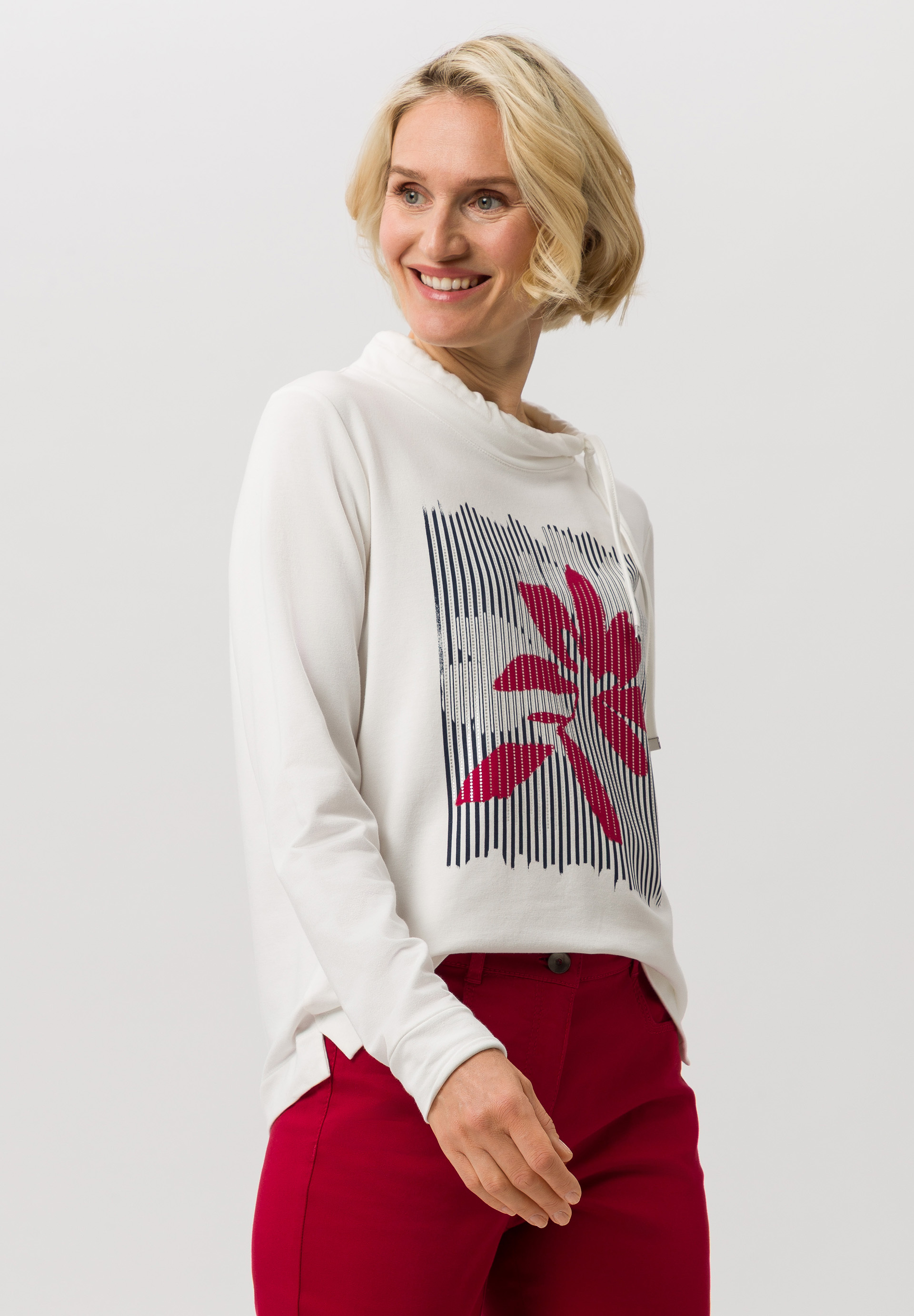 Sweatshirt With placement print Sweatshirt With placement print - Product Image 1