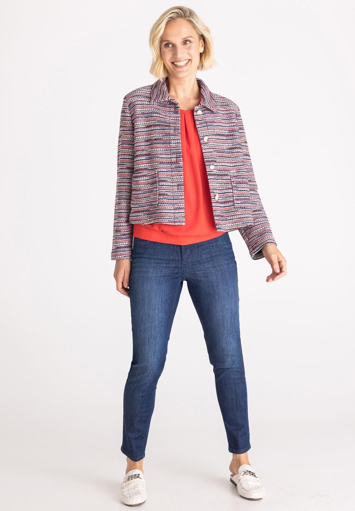 Blouse shirt in a mix of materials - Product Image 2