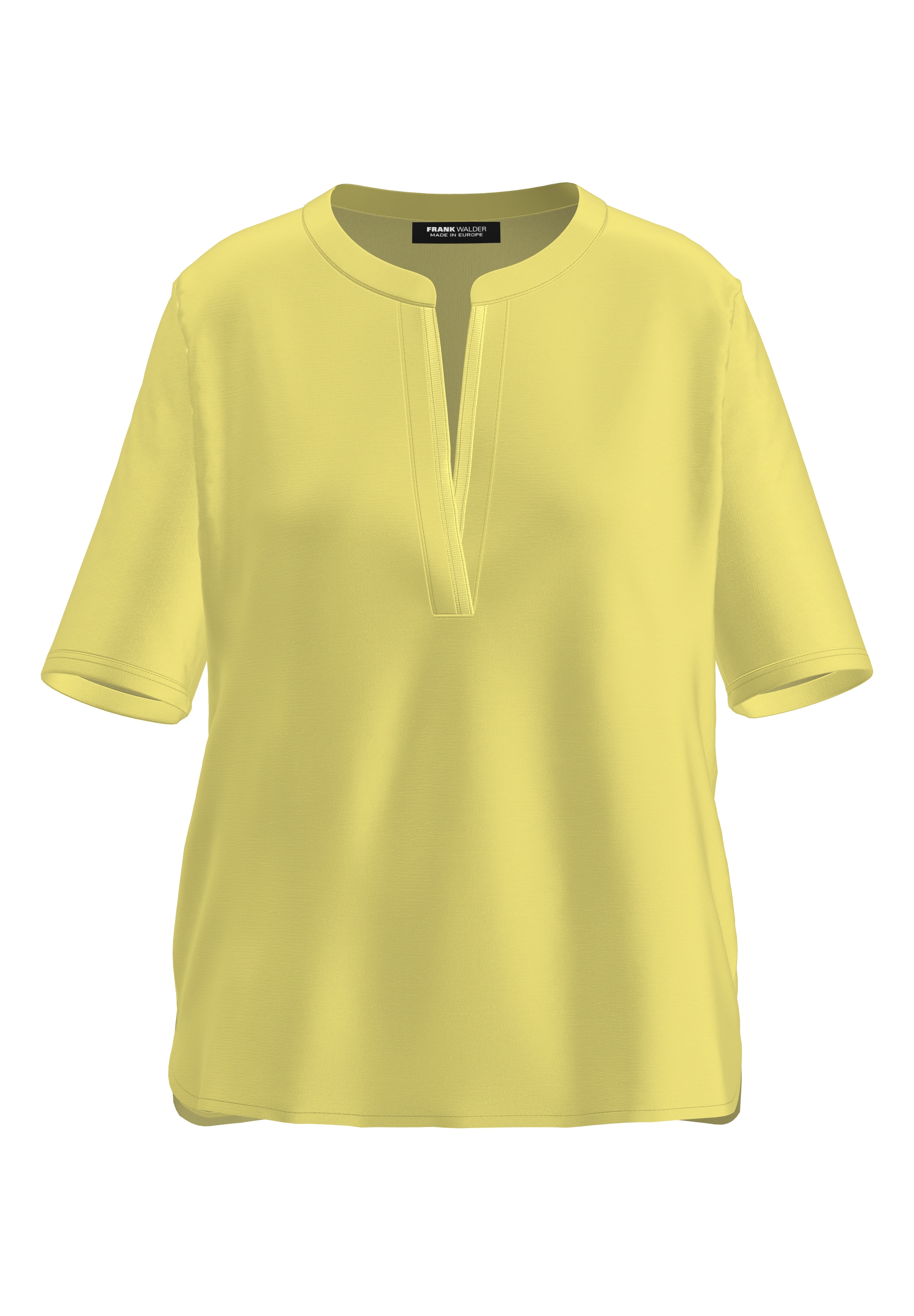 Blusenshirt mit geschlitztem Rundhalsausschnitt - Produktbild 1