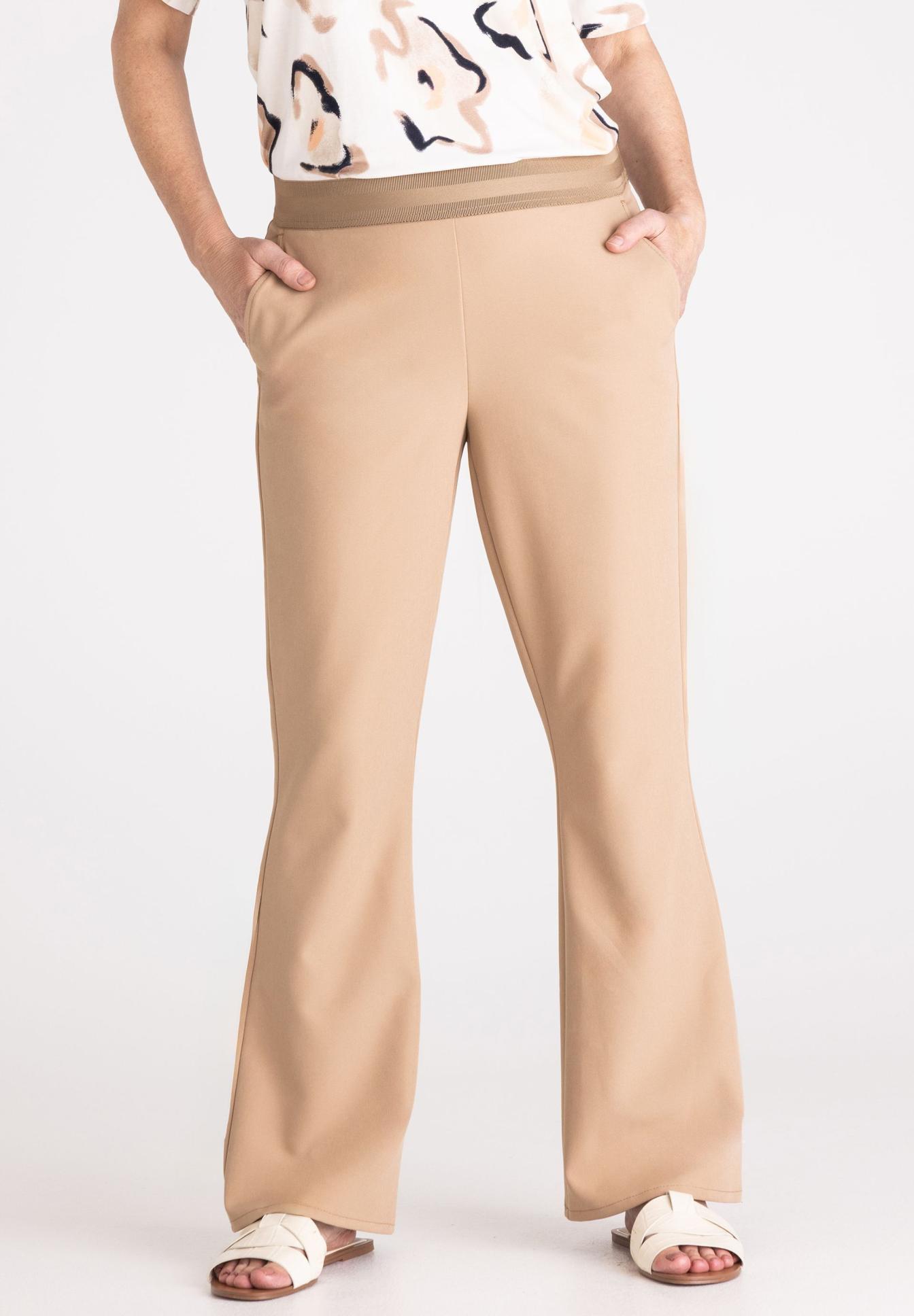 Flaired Pants mit elastischem Bund - Produktbild 1