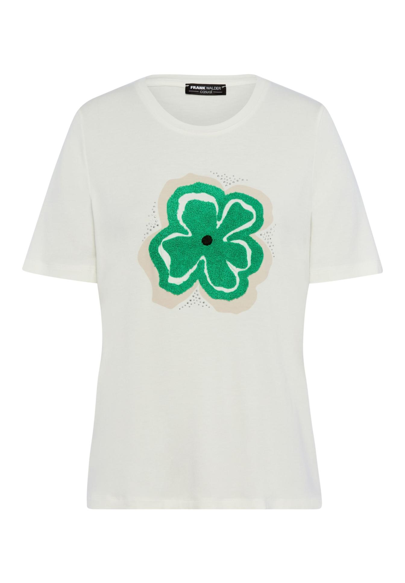 Shirt with floral knitwork - Product Image 1