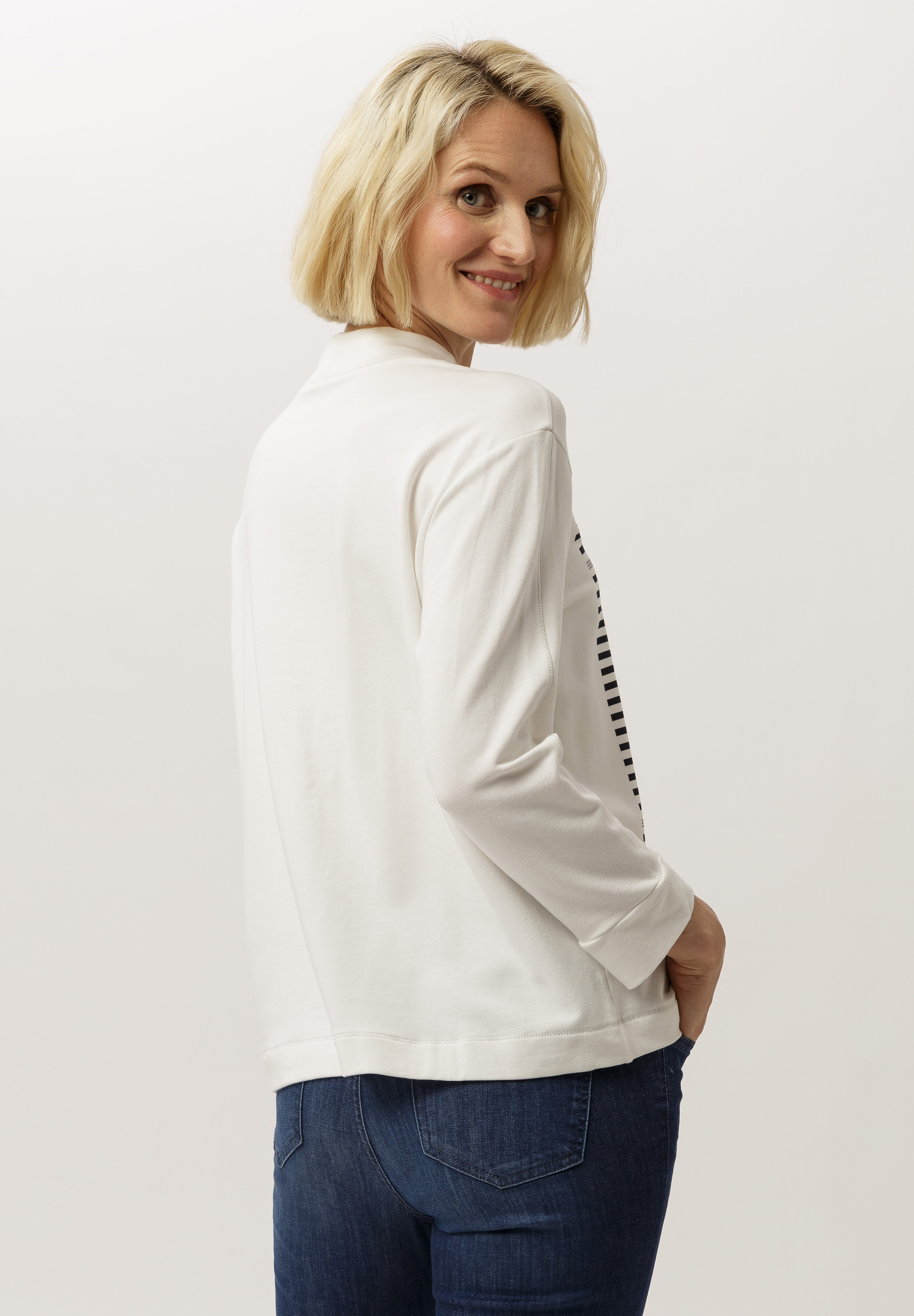 Sweatshirt mit Motivprint und Schmuck - Bild 2 Sweatshirt mit Motivprint und Schmuck - Bild 2