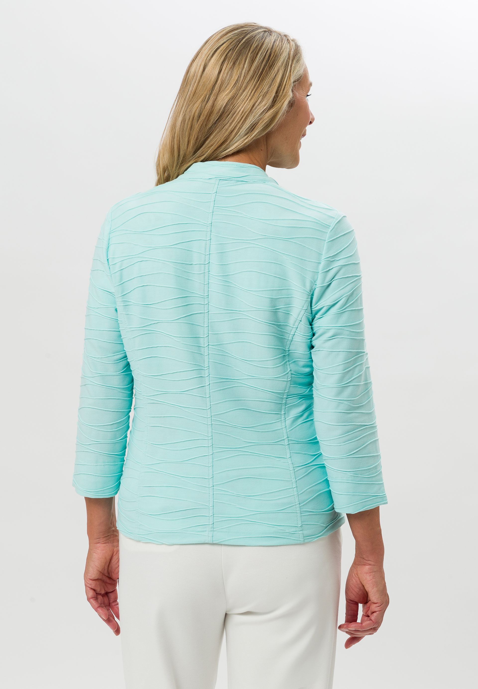 Blazer aus Wellenjeresy - Bild 2