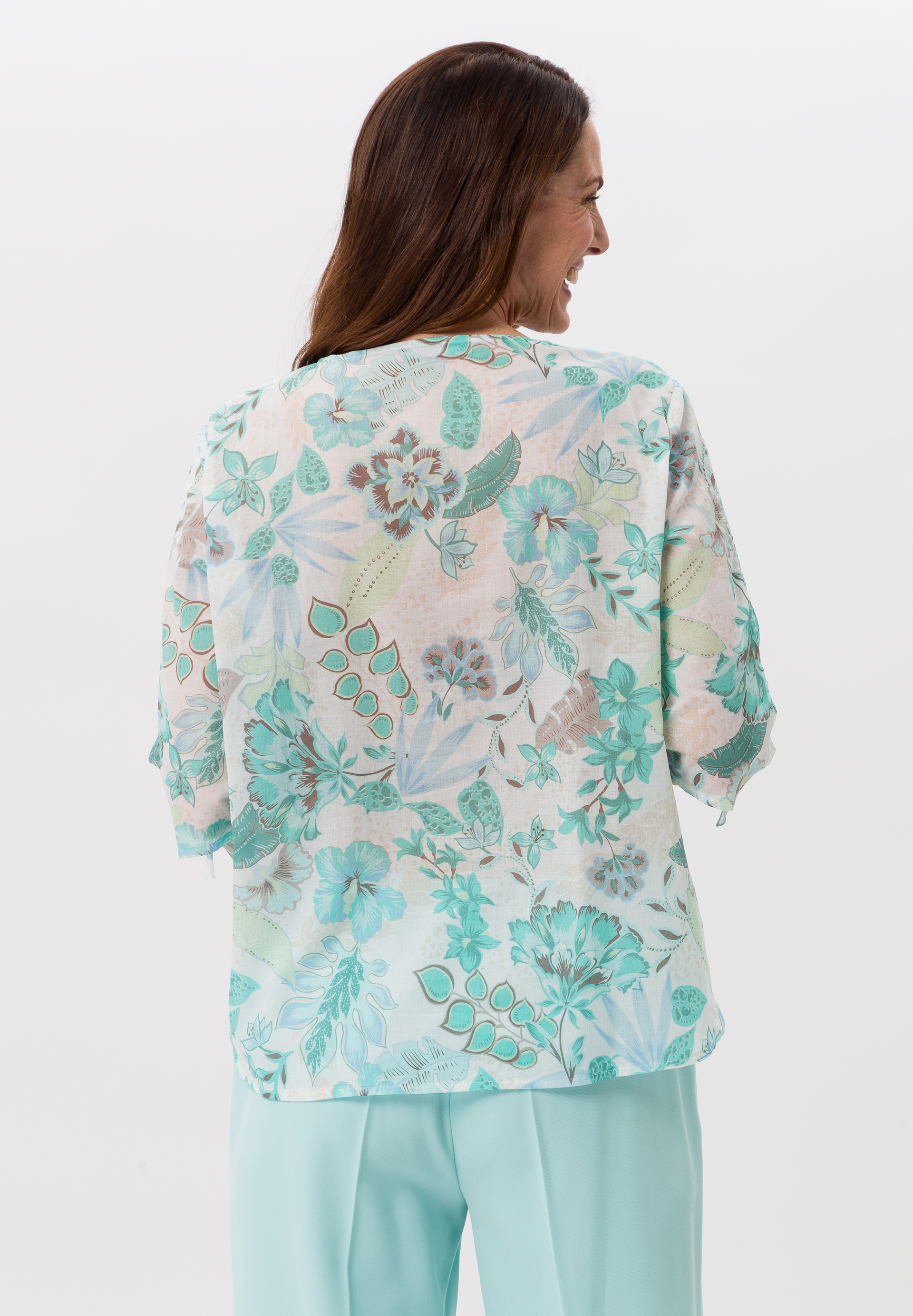 Bluse mit sommerlichen Blumenprint - Bild 2