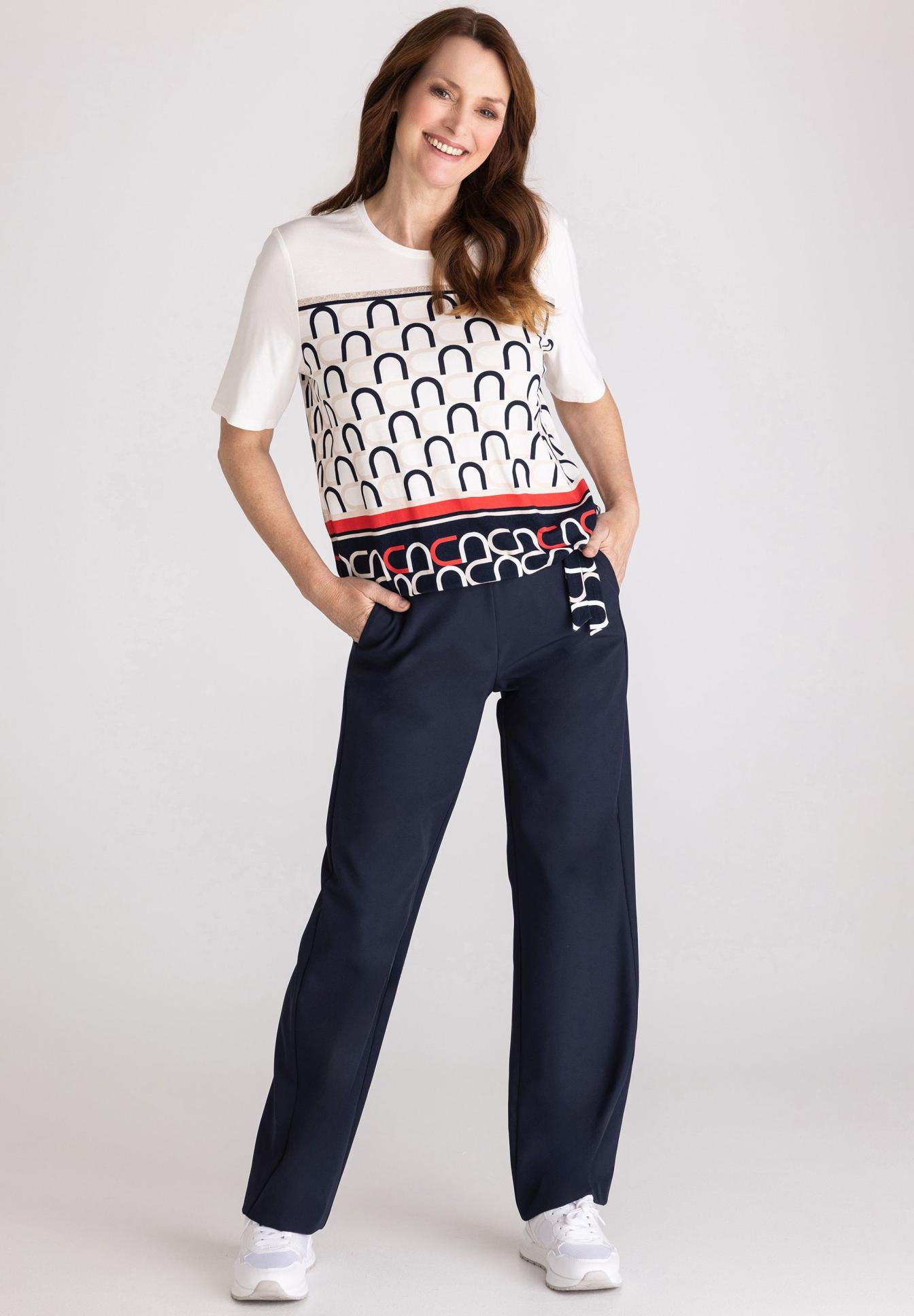 T-Shirt mit Bindeband-Detail - Produktbild 2