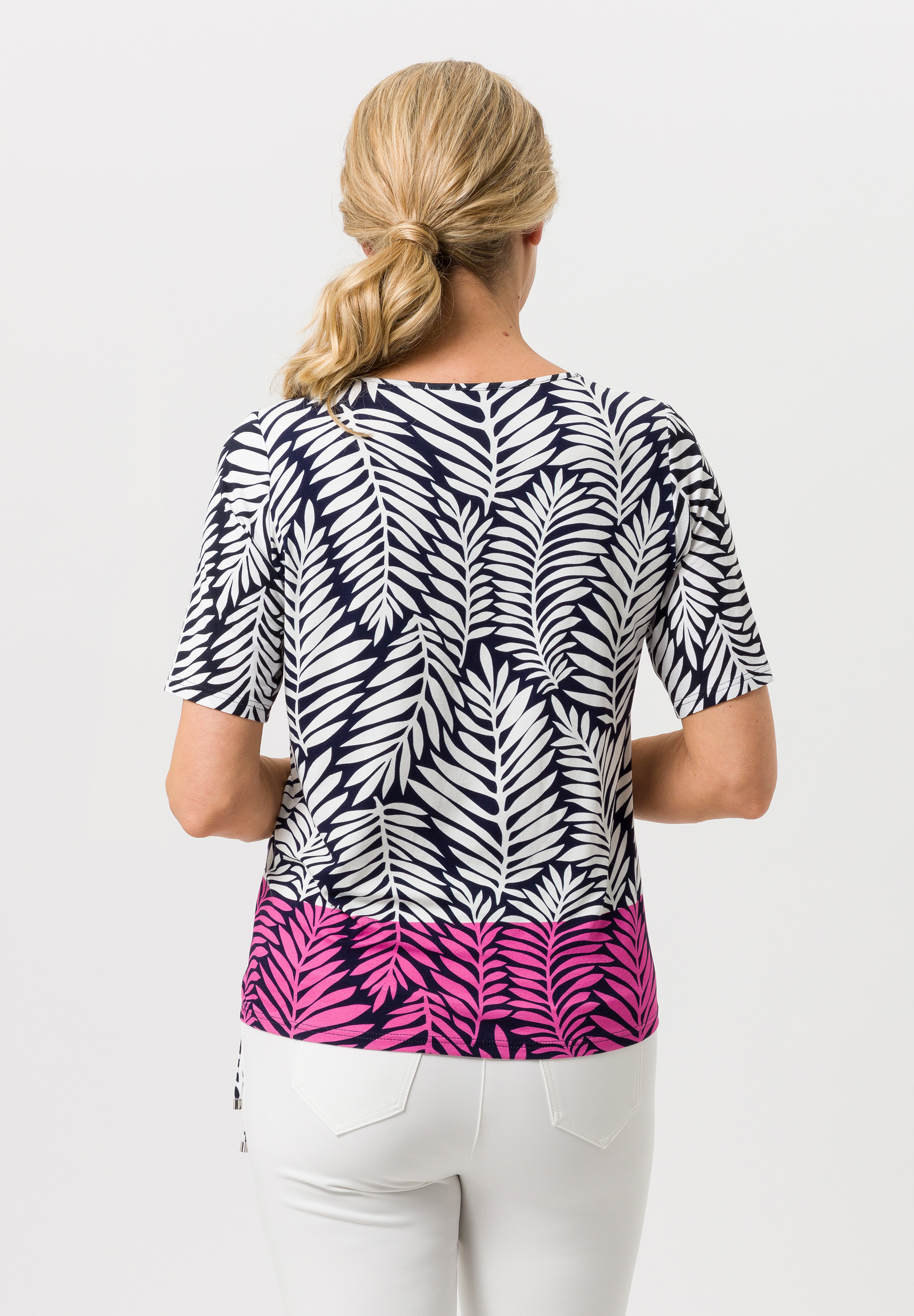 Shirt mit seitlichem Bindeband - Bild 2 Shirt mit seitlichem Bindeband - Bild 2