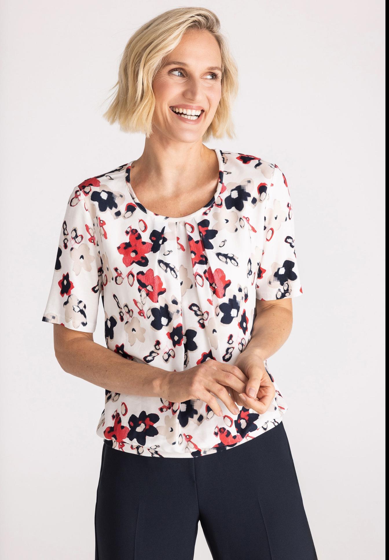 Blusenshirt mit sanfter Falte - Produktbild 1