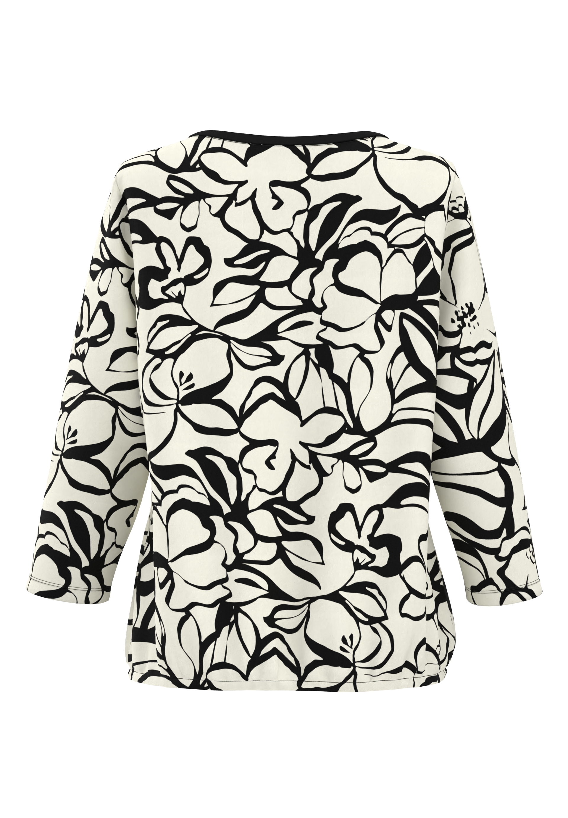 Blusenshirt mit stilvollem Print - Bild 2 Langarm, Ärmel, Mantel, Florales Design, Bluse, Langarm, Ärmel, Mantel, Florales Design, Bluse, Langarm, Ärmel, Mantel, Florales Design, Bluse