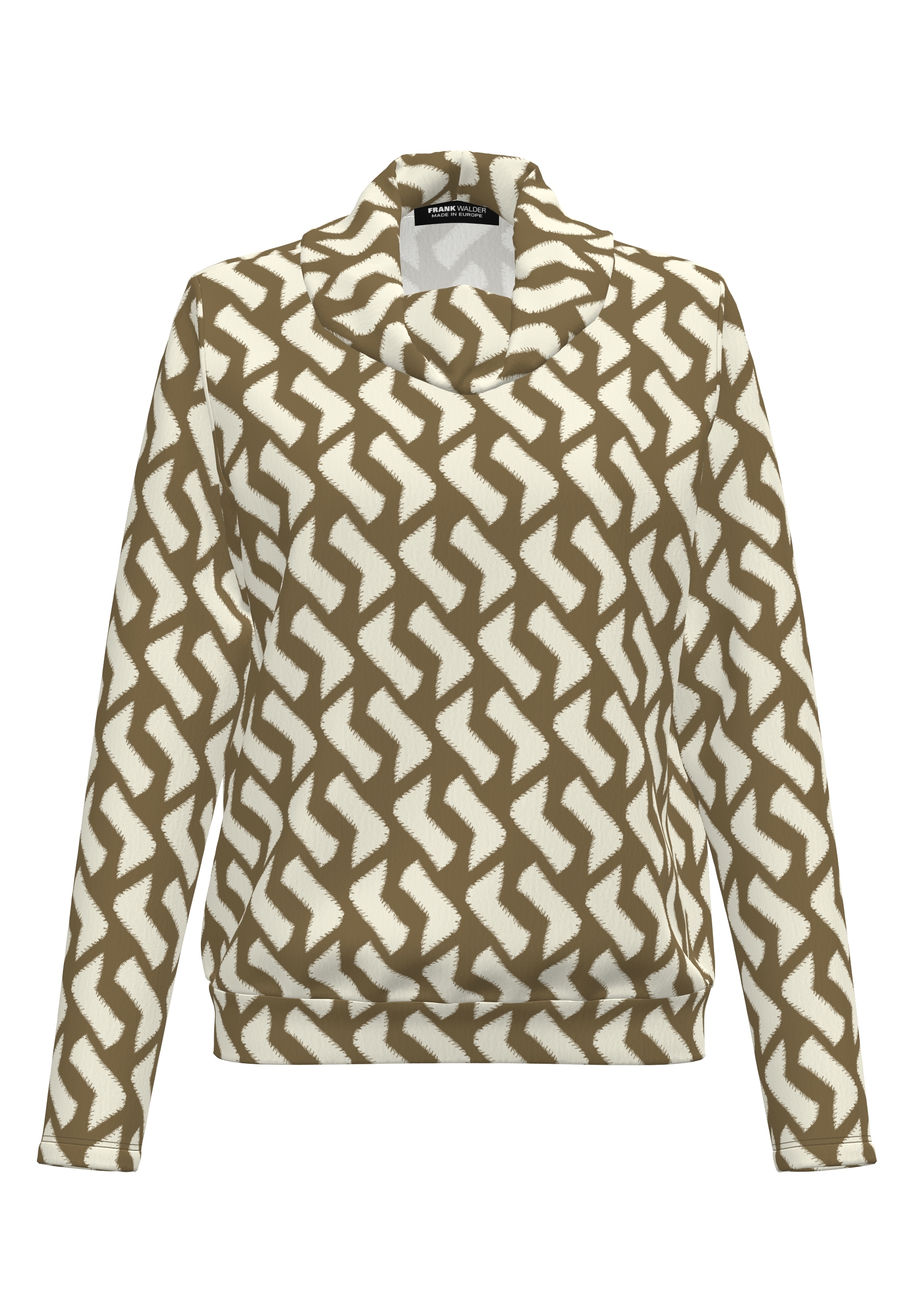 Shirt mit locker fallendem Rollkragen - Bild 1 Langarm, Pullover, Mantel, Jacke, Bluse, Langarm, Pullover, Mantel, Jacke, Bluse, Langarm, Pullover, Mantel, Jacke, Bluse