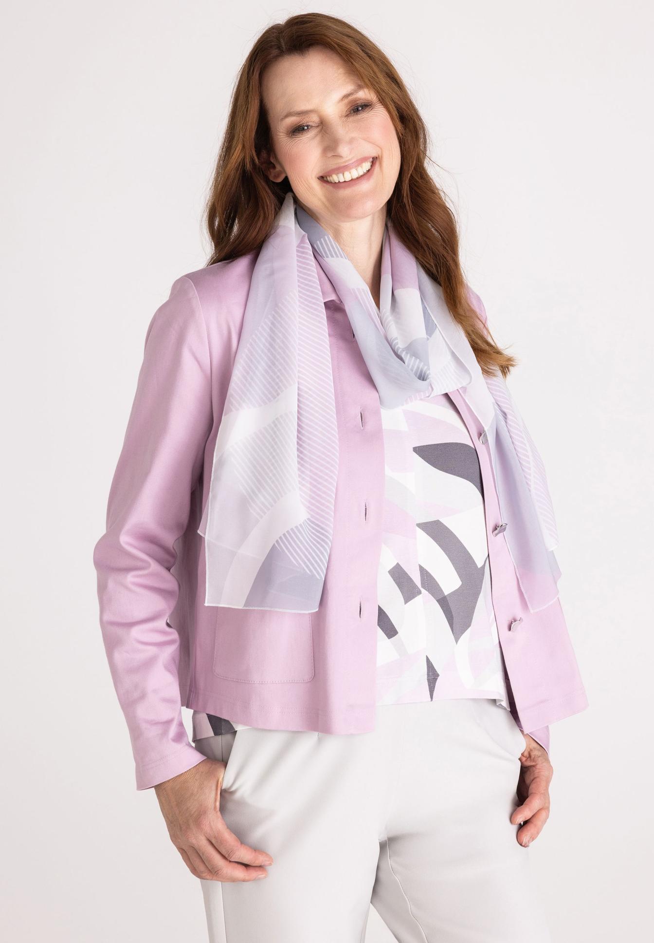 Schal mit grafischem Print - Produktbild 1