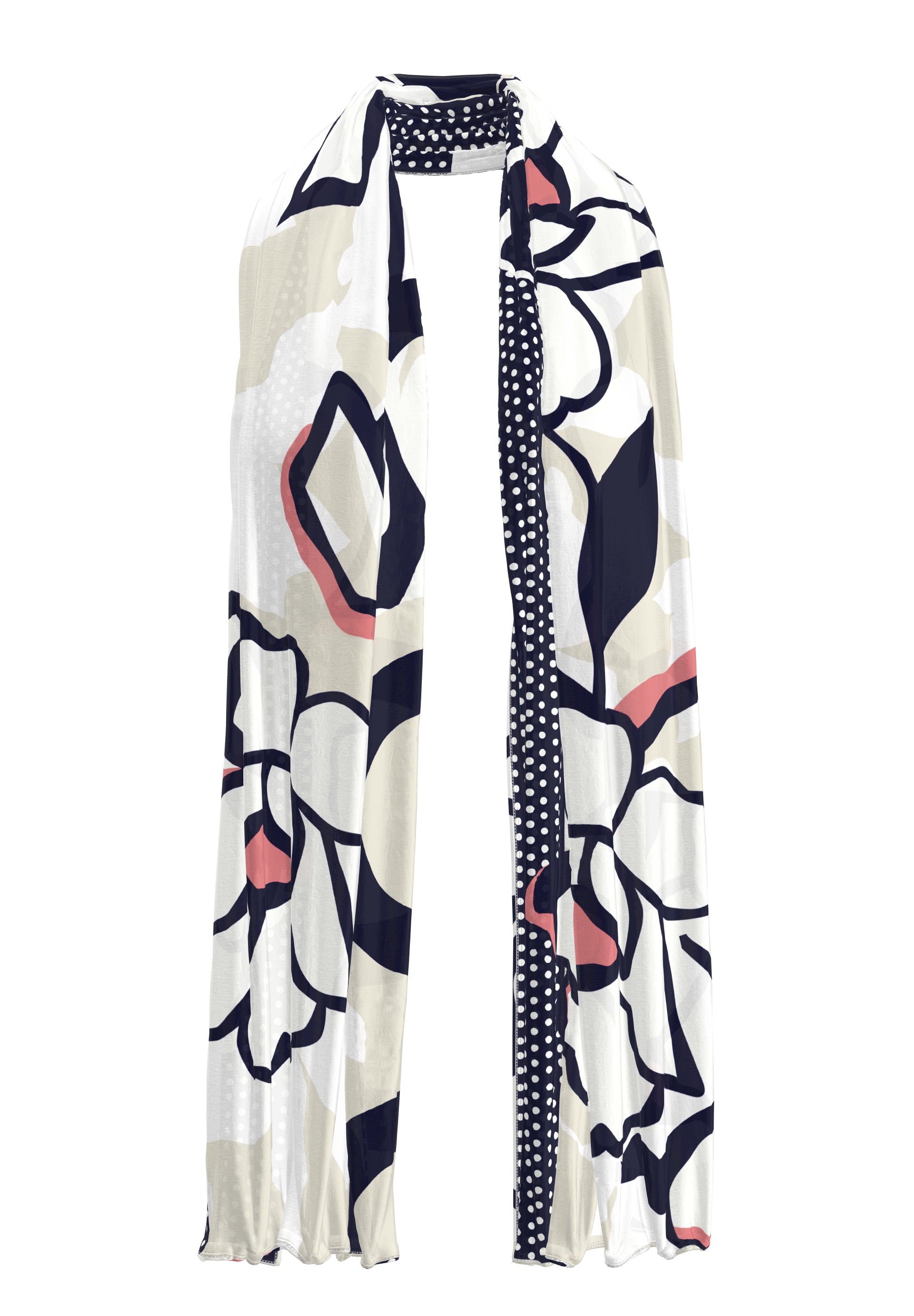 Fashionable scarf with fashionable all-over print - Bild 3 Fashionable scarf with fashionable all-over print - Bild 3