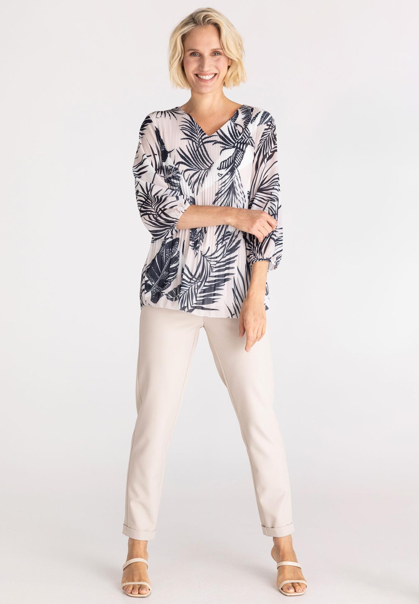 Bluse mit Plissee-Struktur - Produktbild 2