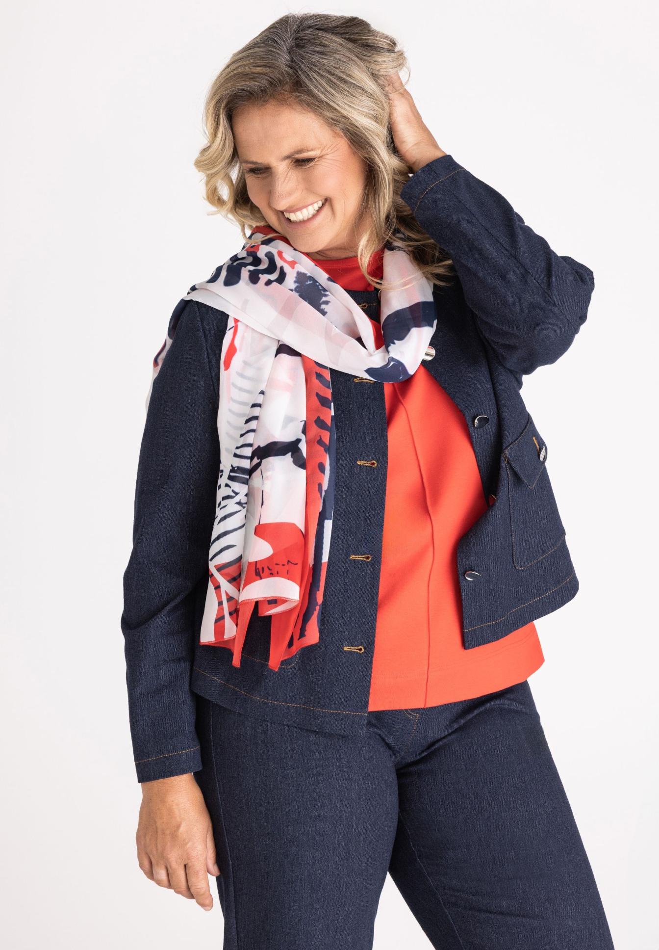 Schal mit Motiv Print - Produktbild 1