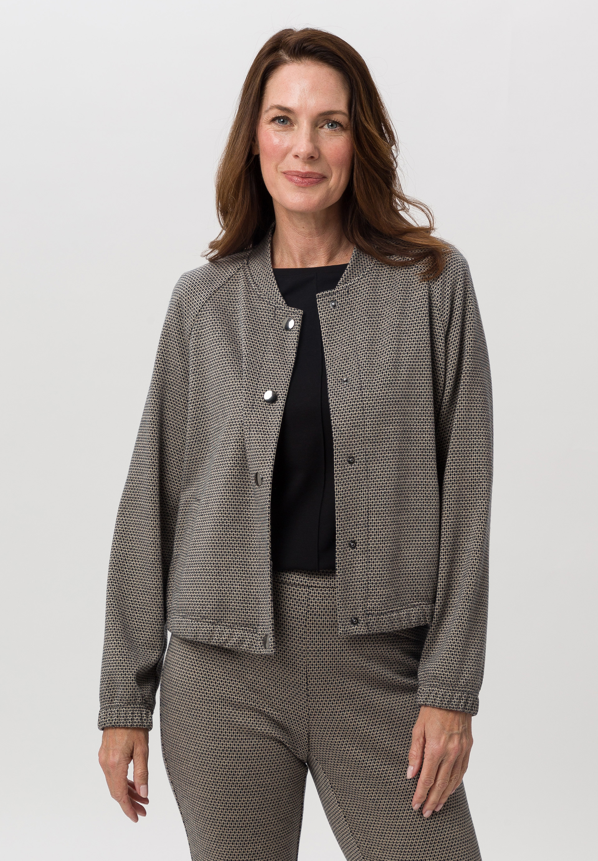 Blouson aus modischem Mix-Fancy-Jersey - Produktbild 1