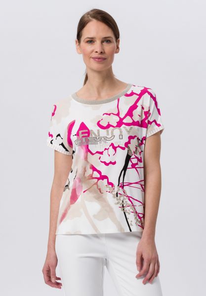 Shirt mit abstraktem Print