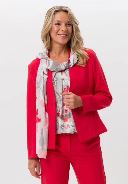 Schawl met zomerse print