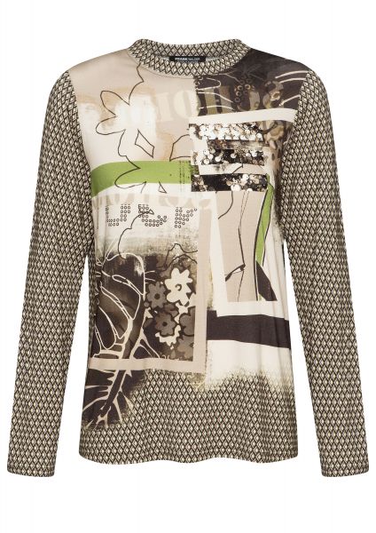 Shirt mit modernem Print