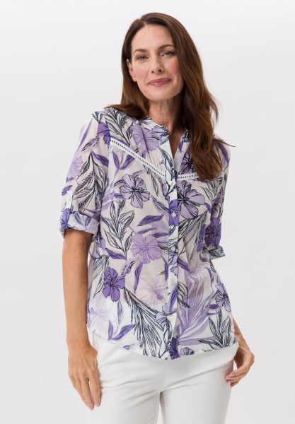 Blouse met een delicate bloemenprint