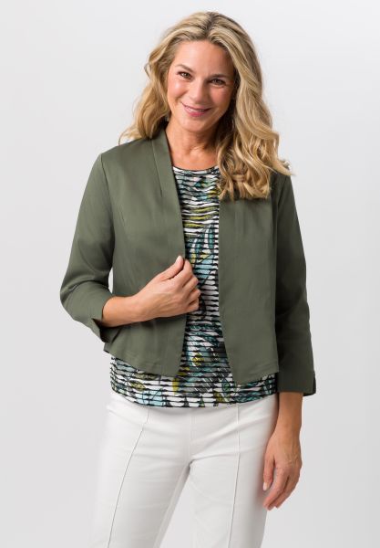 Leichtjacke mit unifarbenem Design