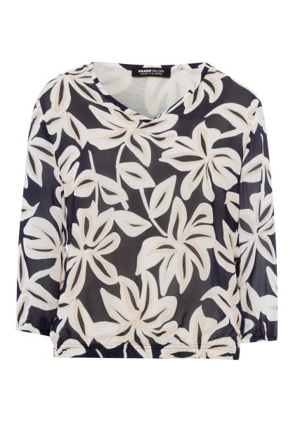 Druckbluse mit liebevollen Details