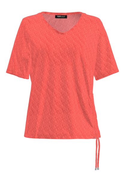 Shirt mit seitlicher Raffung